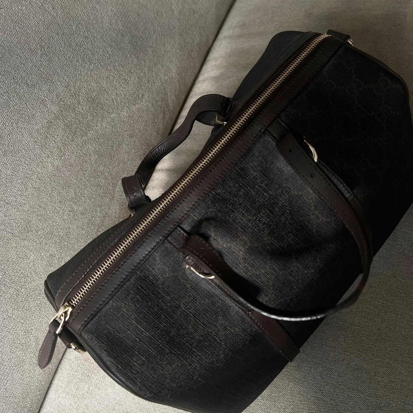 Gucci Boston Canvas Håndtaske