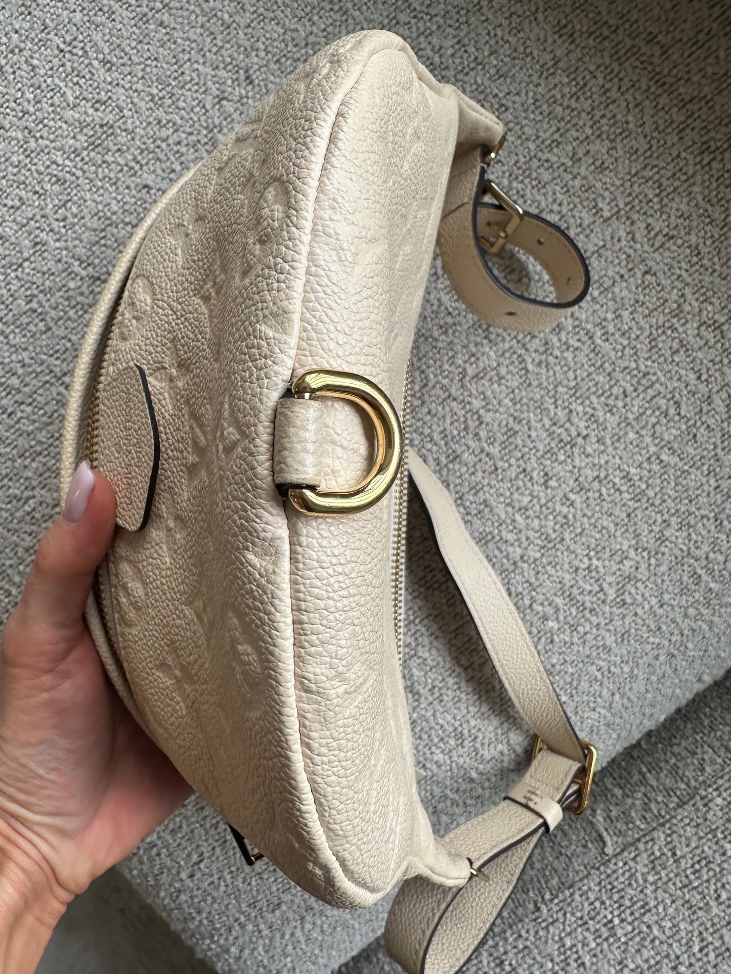Louis Vuitton Empreinte Bumbag Creme