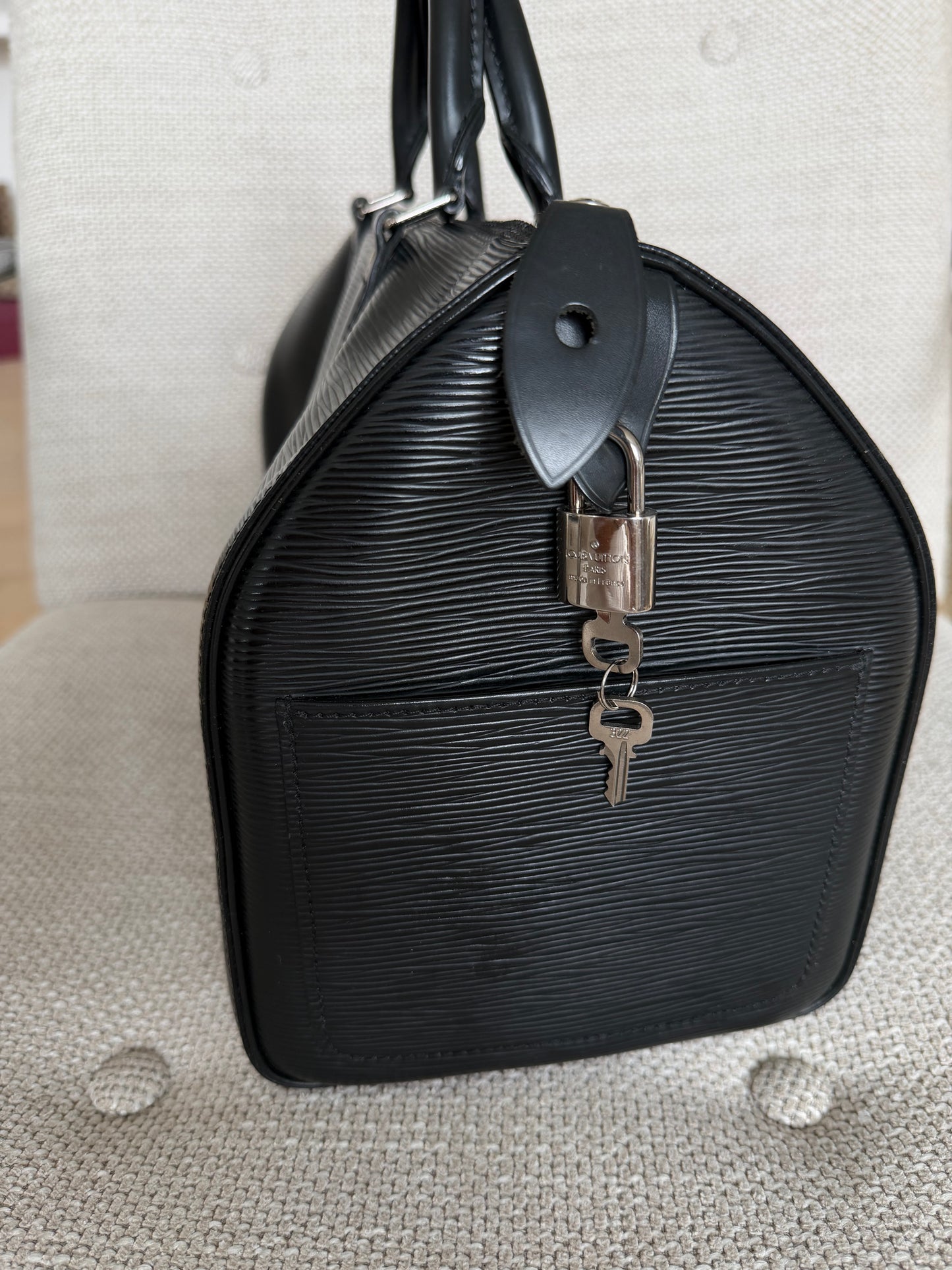 Louis Vuitton Speedy 35 Epi Noir