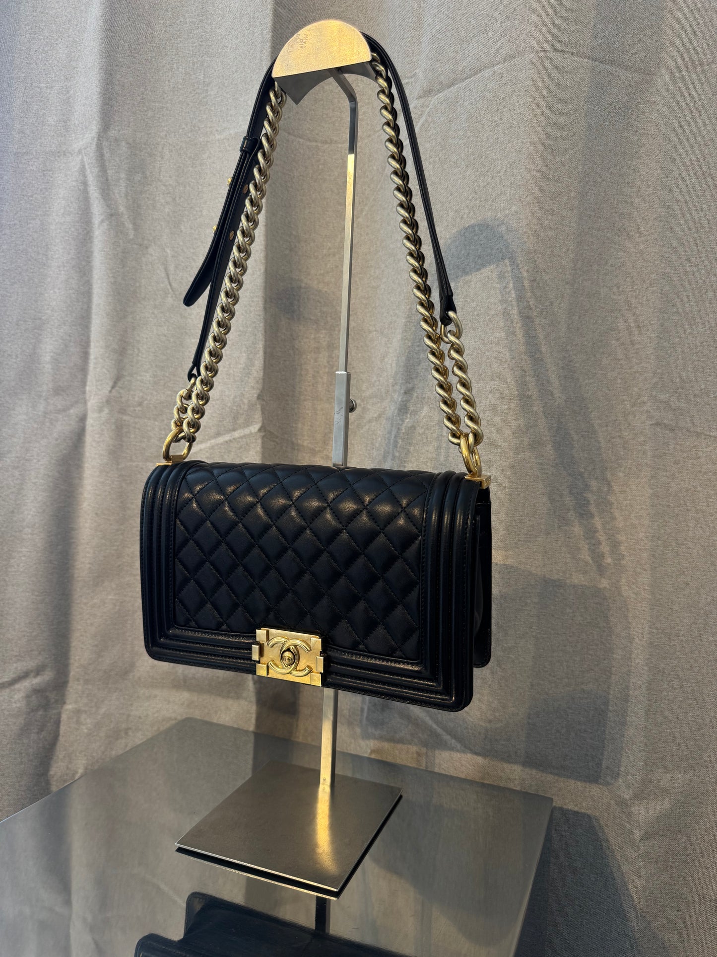 Chanel Boy Bag Black Leather