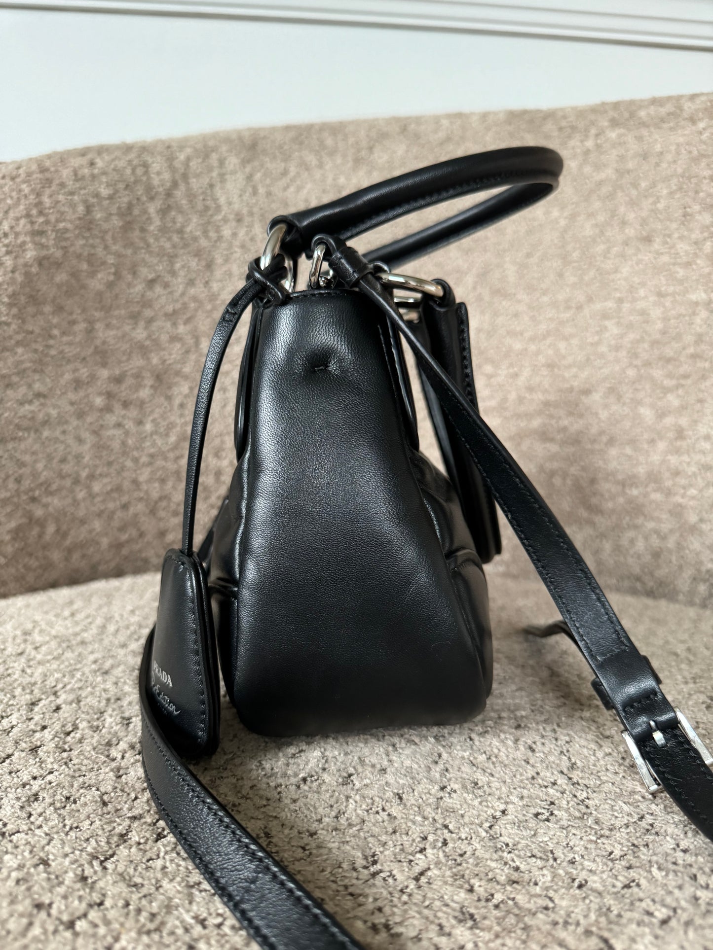 Prada Moon Black Nappa-Leather Bag