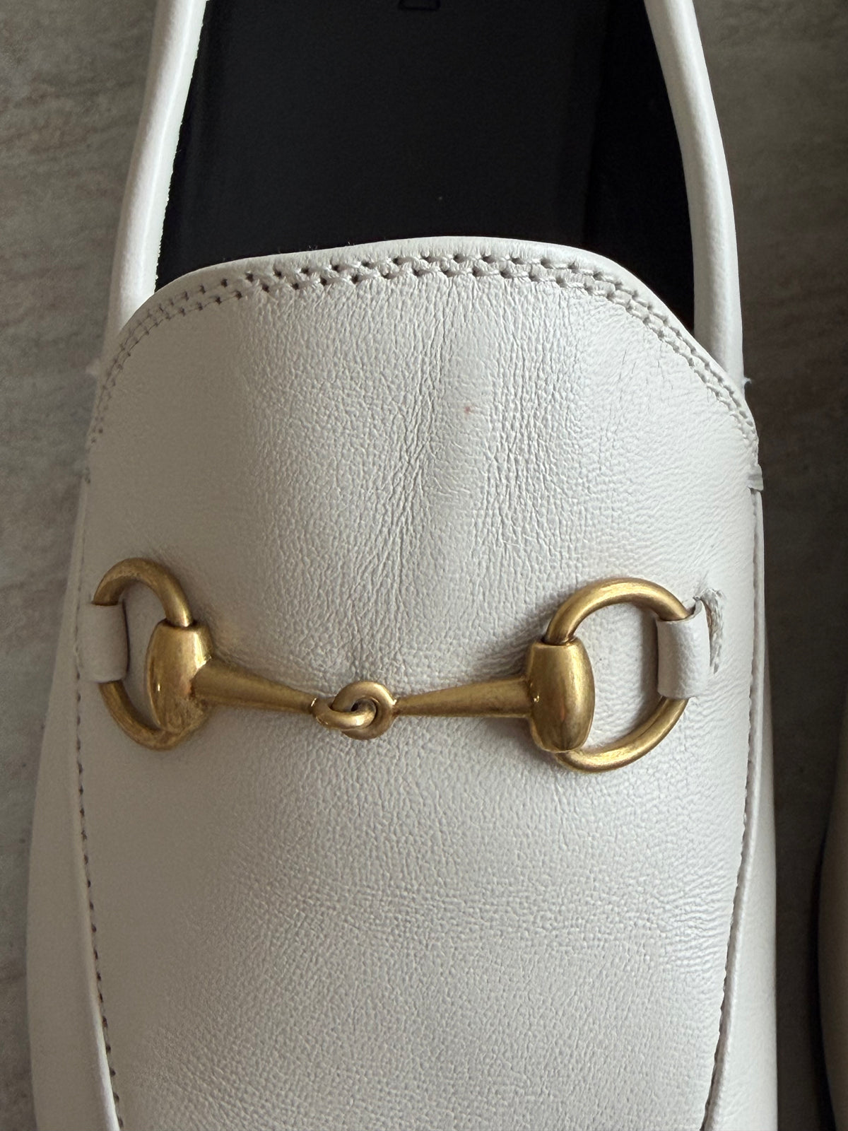 Gucci Leather Loafers – Råhvid / Creme - 40