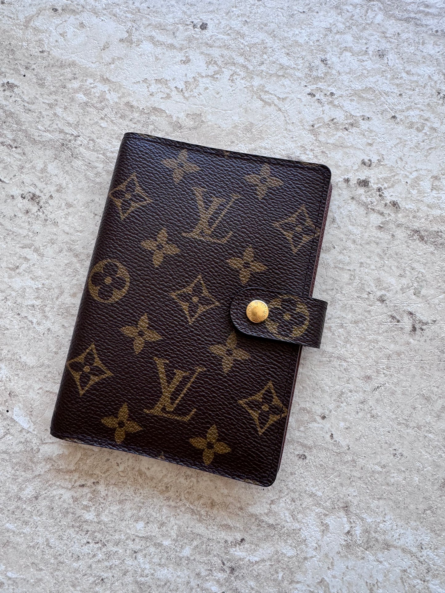 Louis Vuitton Small Agenda Ring Cover Monogram Calender