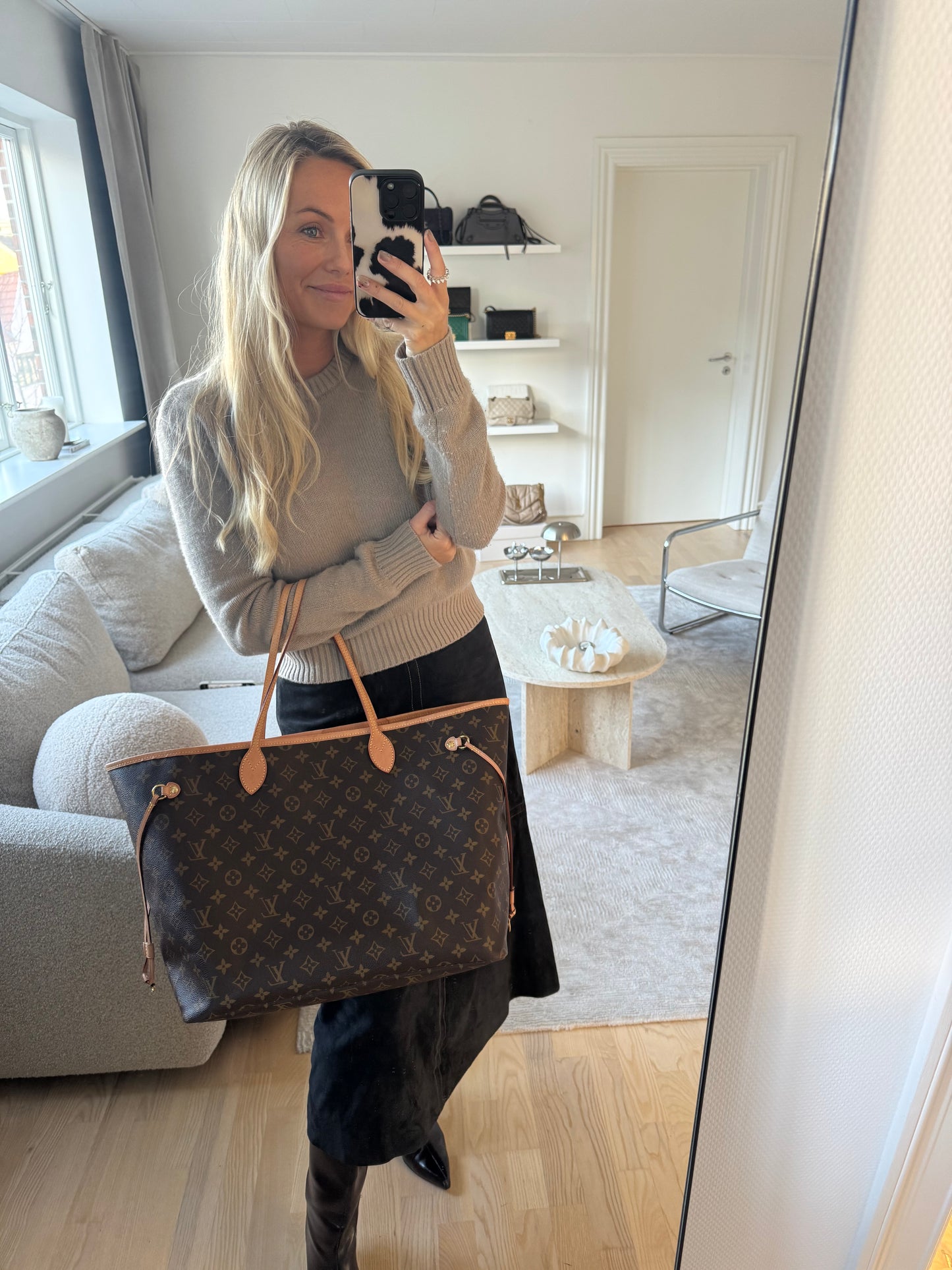 Louis Vuitton Neverfull GM – Monogram Canvas (Pink Interior)