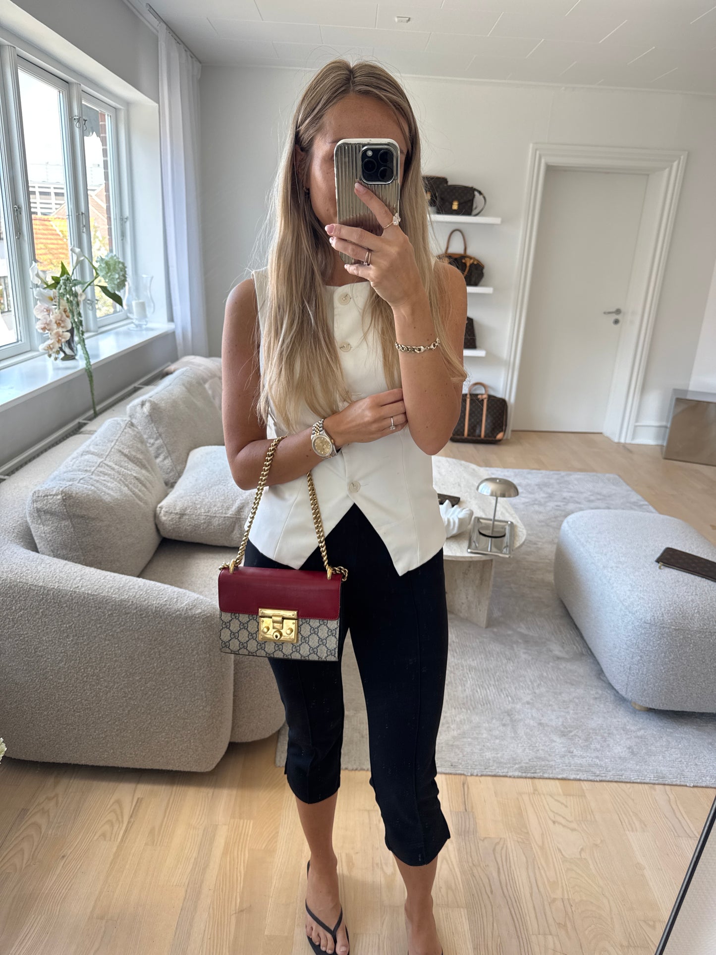 Gucci Padlock red crossbody bag