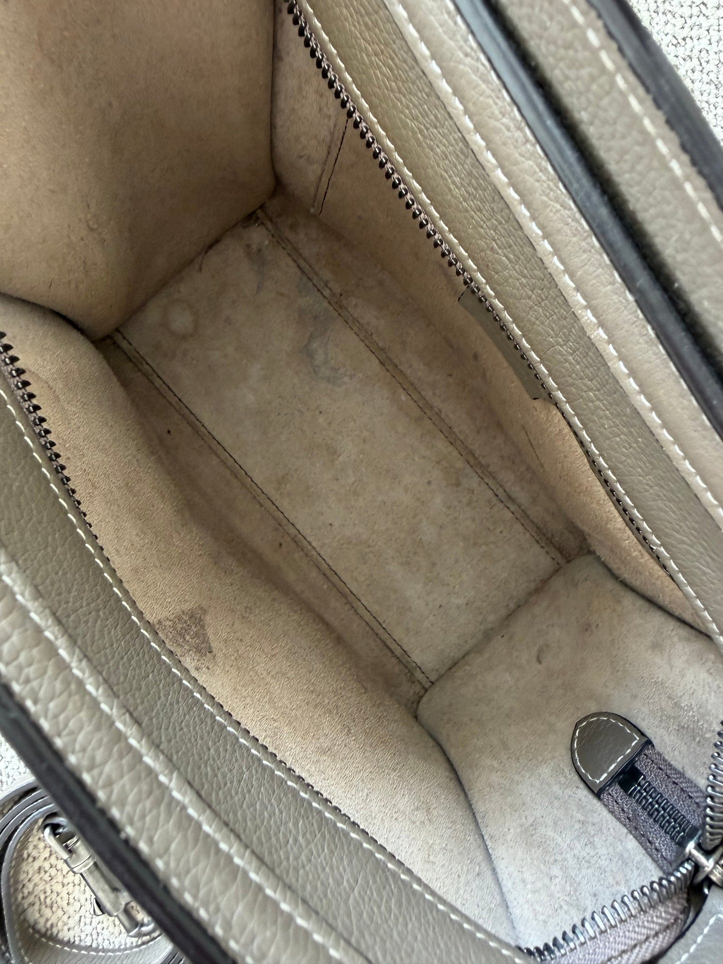 Celine Nano Luggage – Taupe