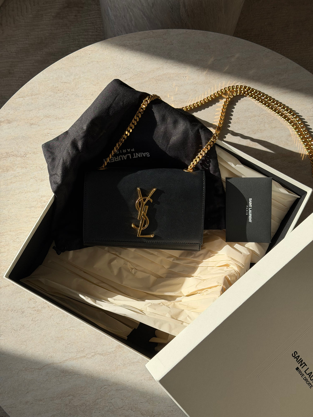 Saint Laurent Kate Black crossbody