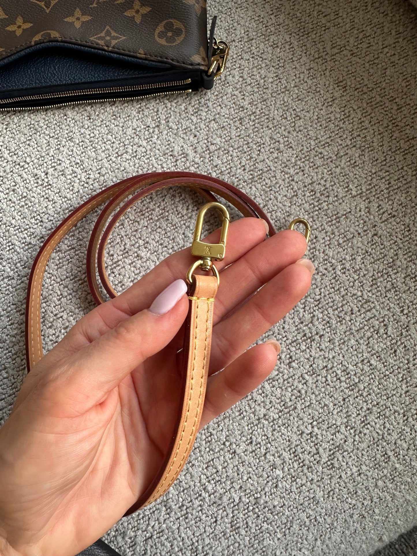 Louis Vuitton Pallas Clutch - Monogram Canvas/Marine