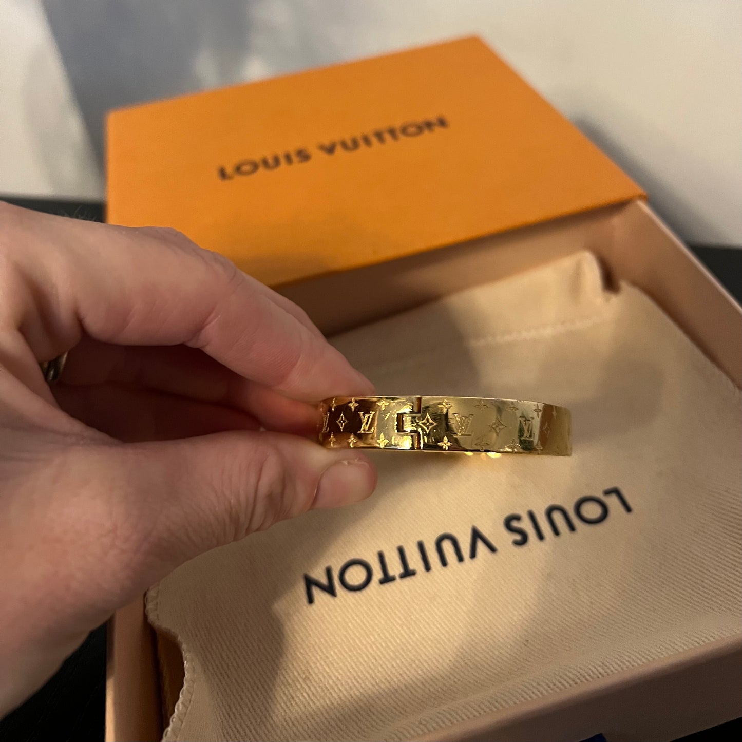 Louis Vuitton Armbånd Nanogram Cuff