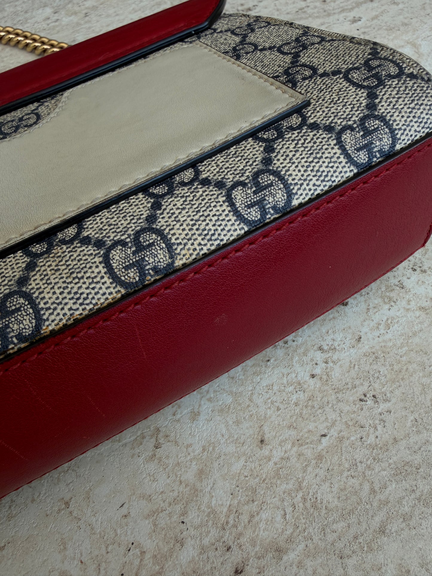 Gucci Padlock red crossbody bag