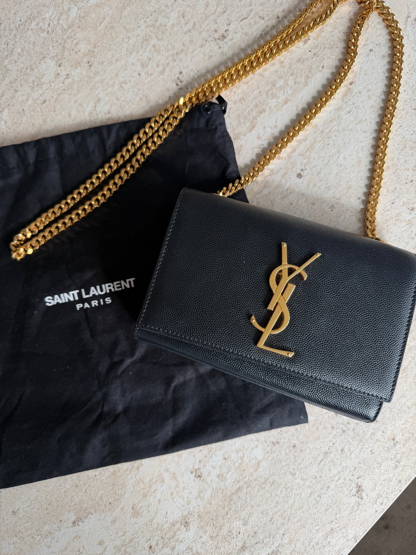 Saint Laurent Kate Black crossbody