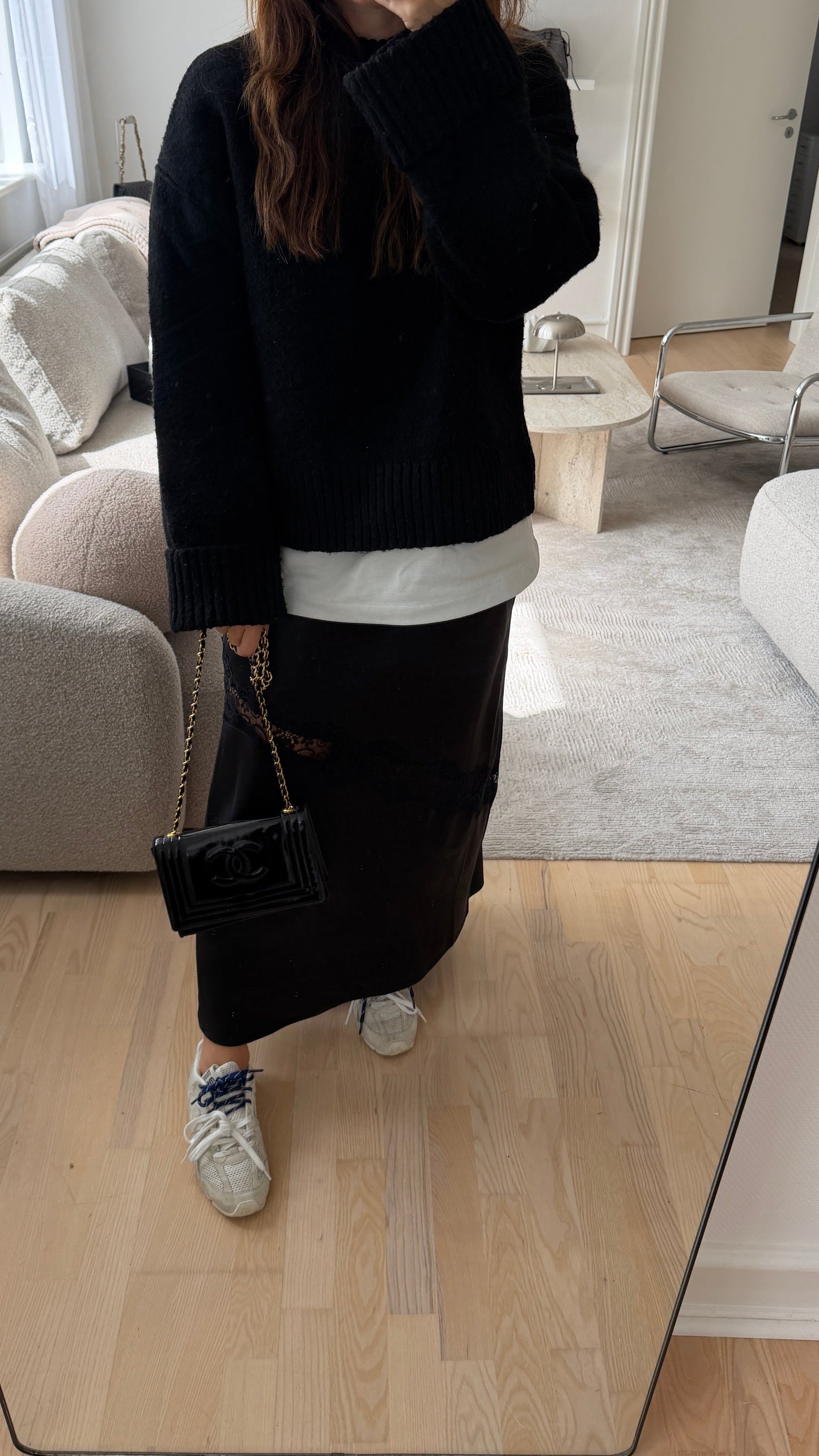 Chanel Black Patent flap bag