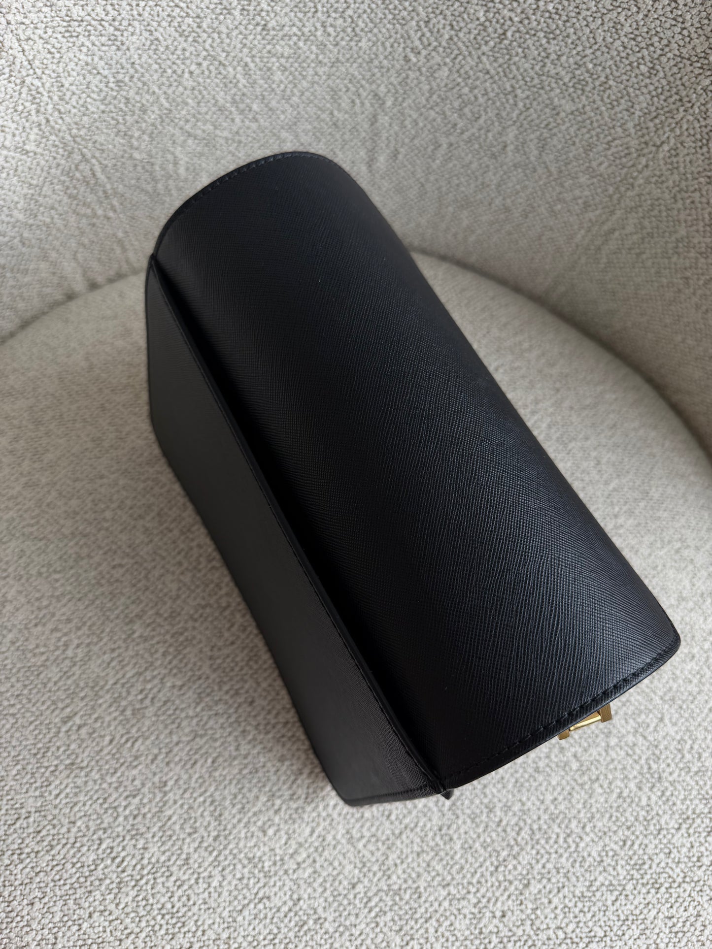 Marni Trunk Bag Saffiano leather 23 – Black
