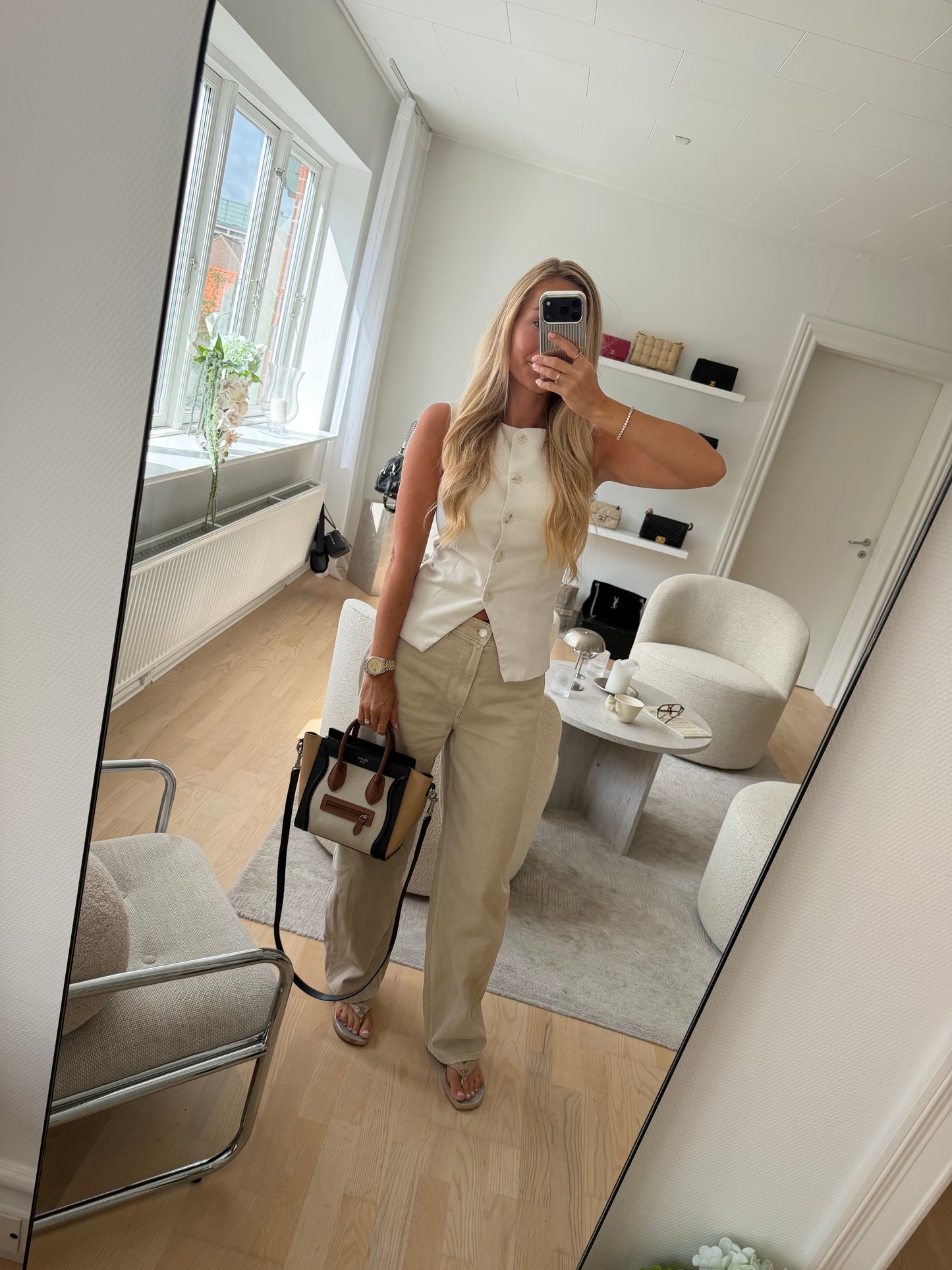 Celine Nano Luggage Tri-Color