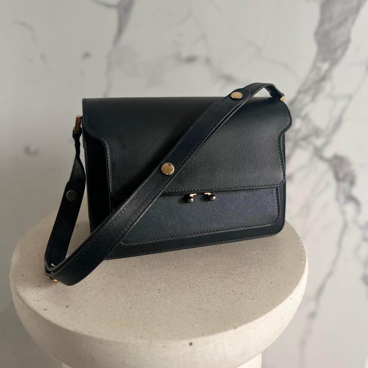 Marni medium Black Trunk Bag