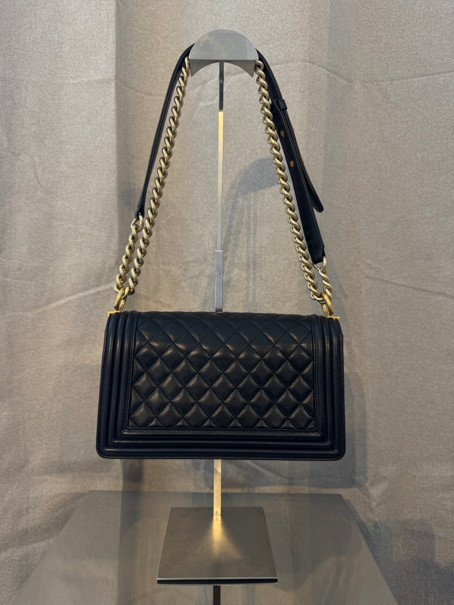 Chanel Boy Bag Black Leather