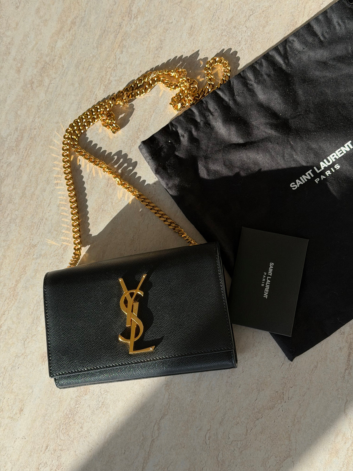 Saint Laurent Kate Black crossbody