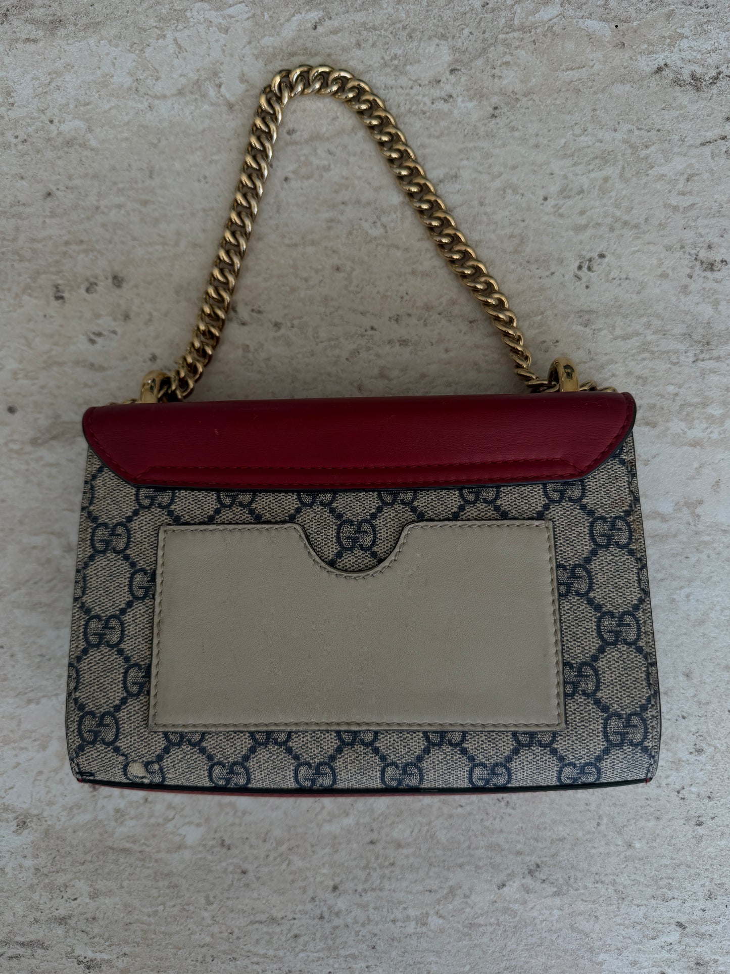 Gucci Padlock red crossbody bag