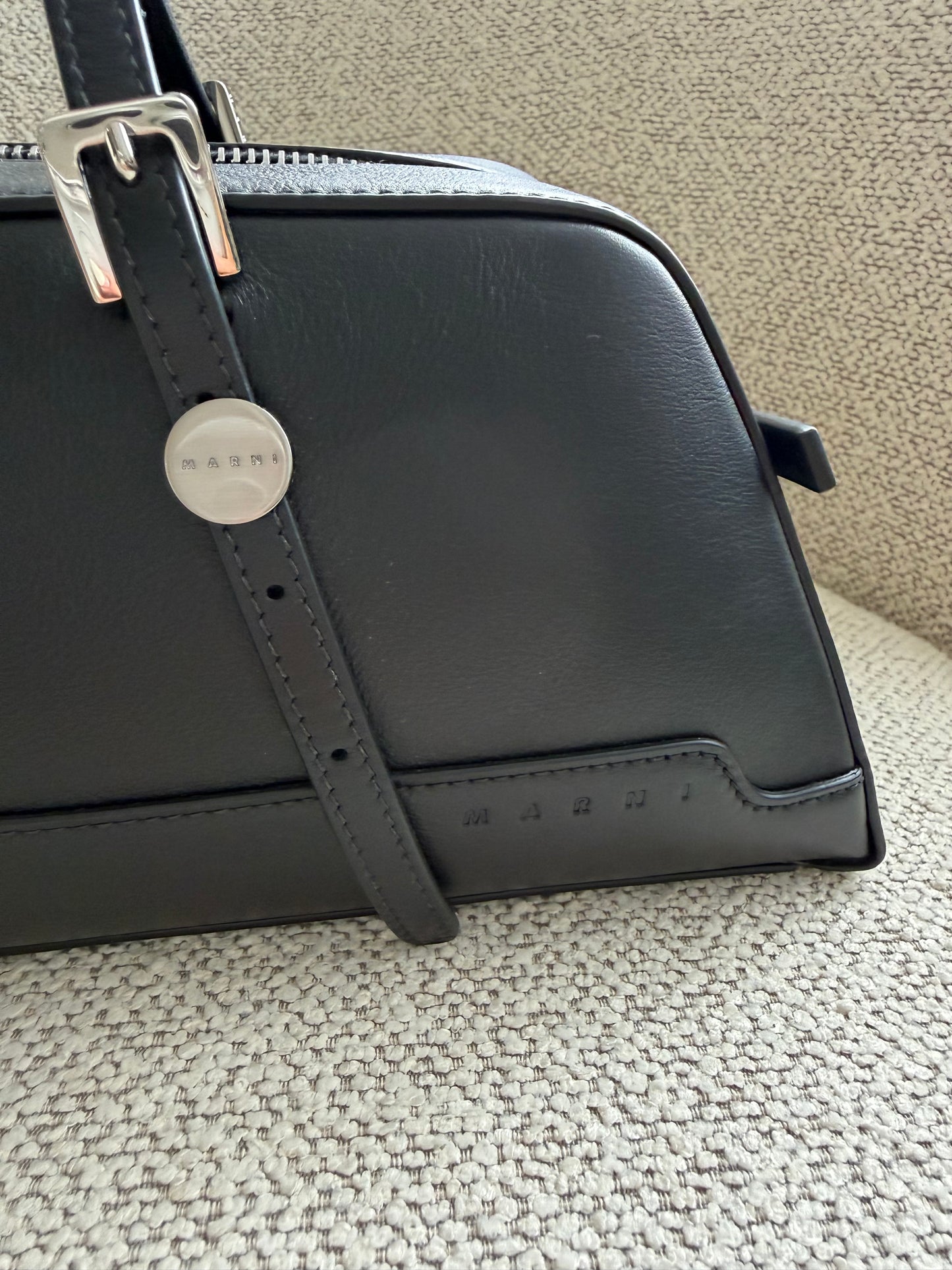 Marni Dot Bag – Sort læder
