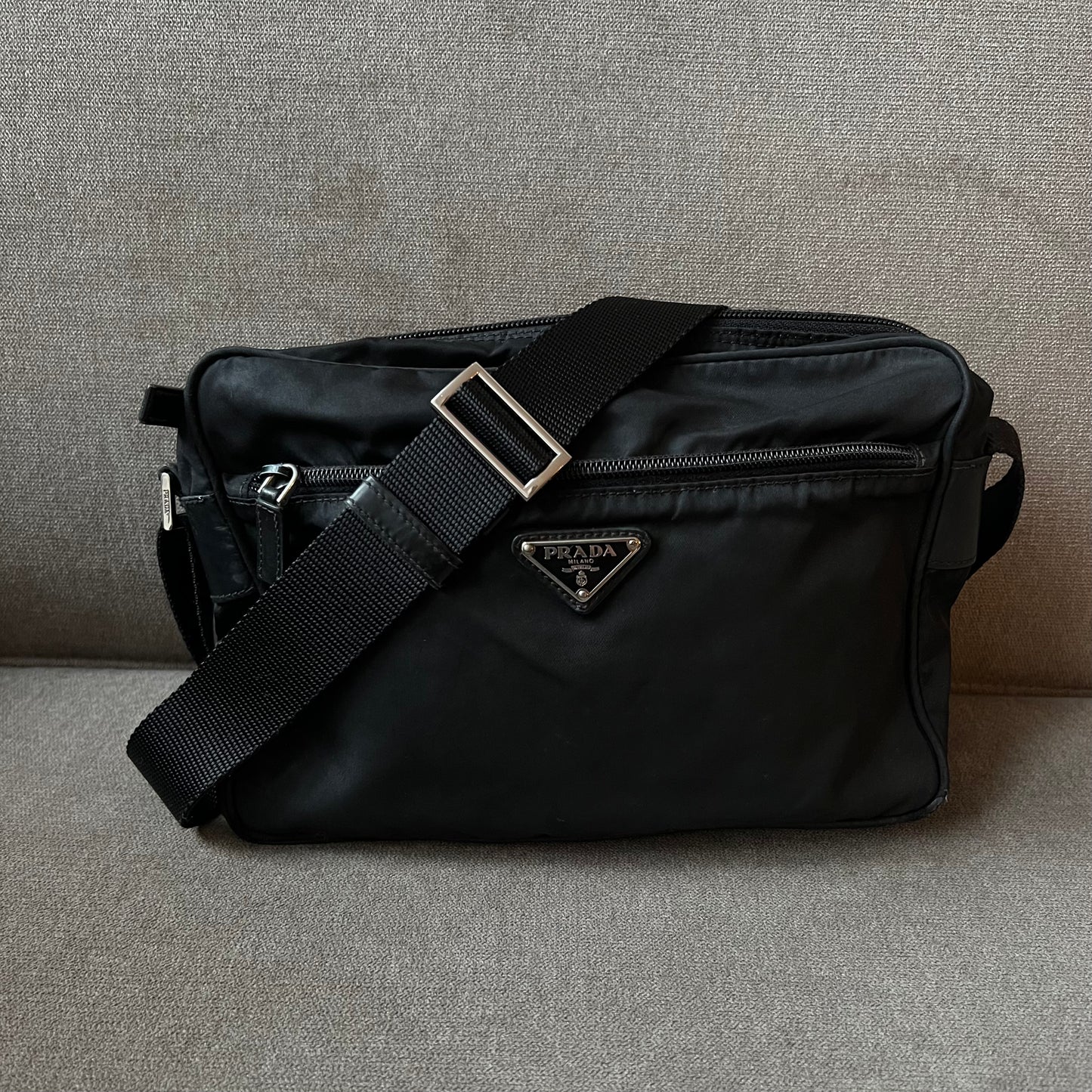 Prada Black Nylon Crossbody