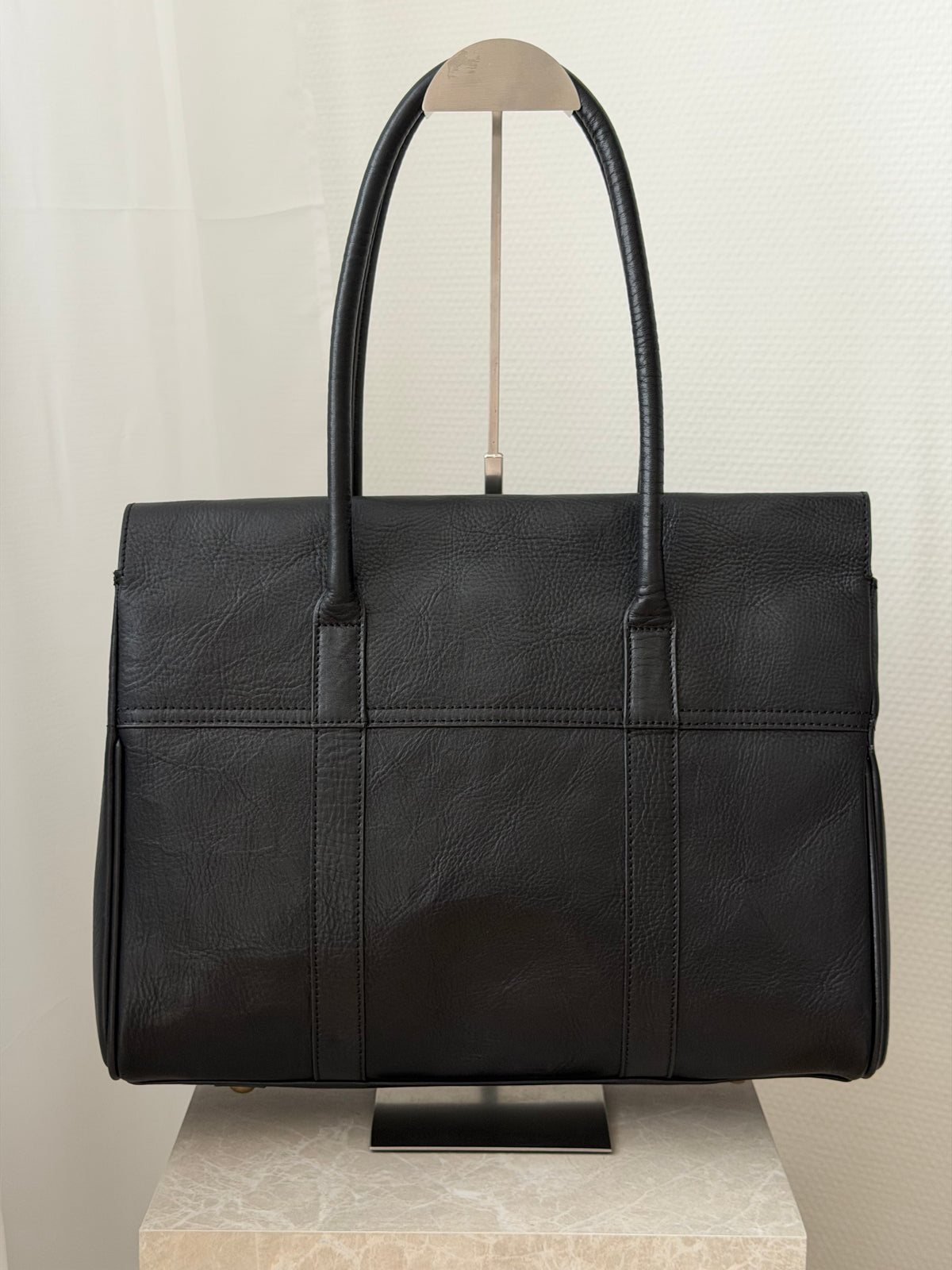 Mulberry Bayswater – Black Heavy Grain