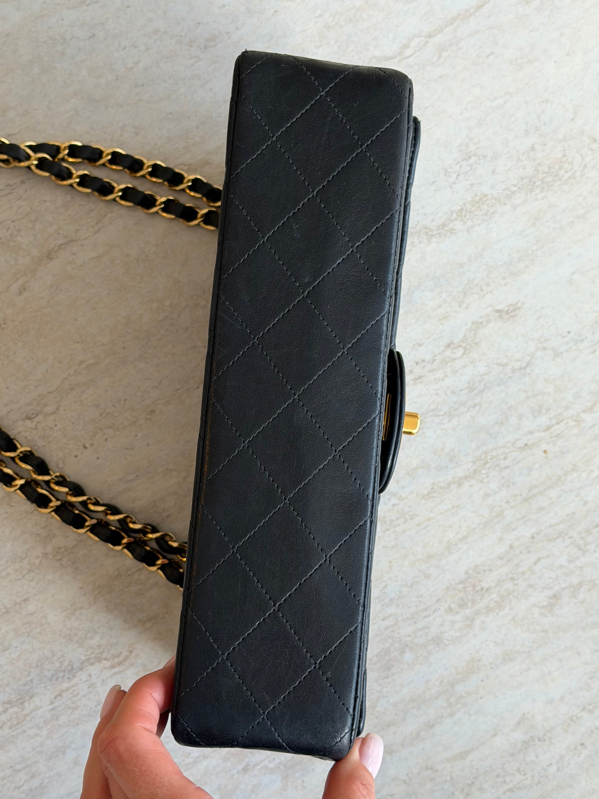 Chanel Medium Classic Double Flap – Black / 24K Gold-Plated Hardware