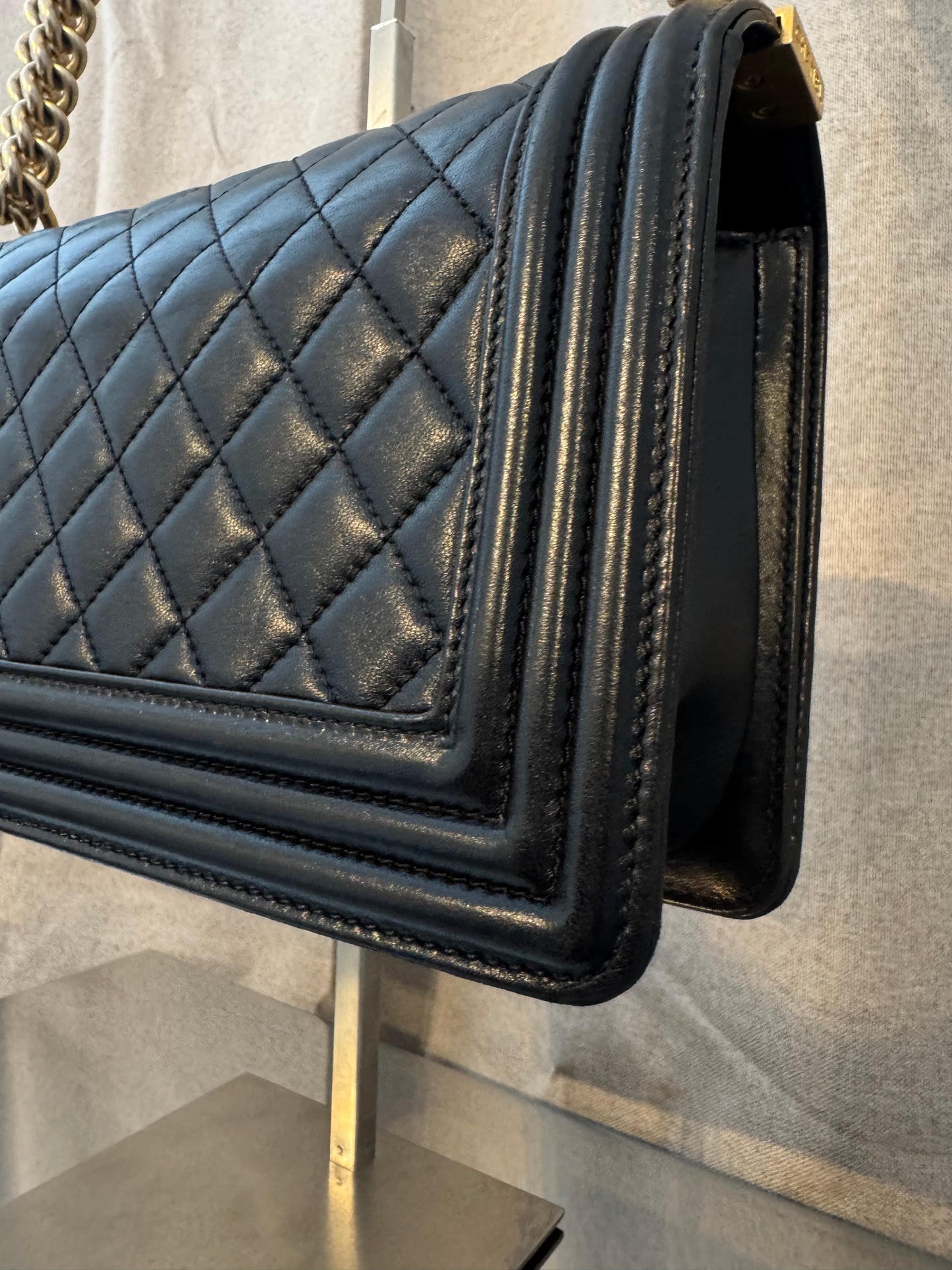 Chanel Boy Bag Black Leather