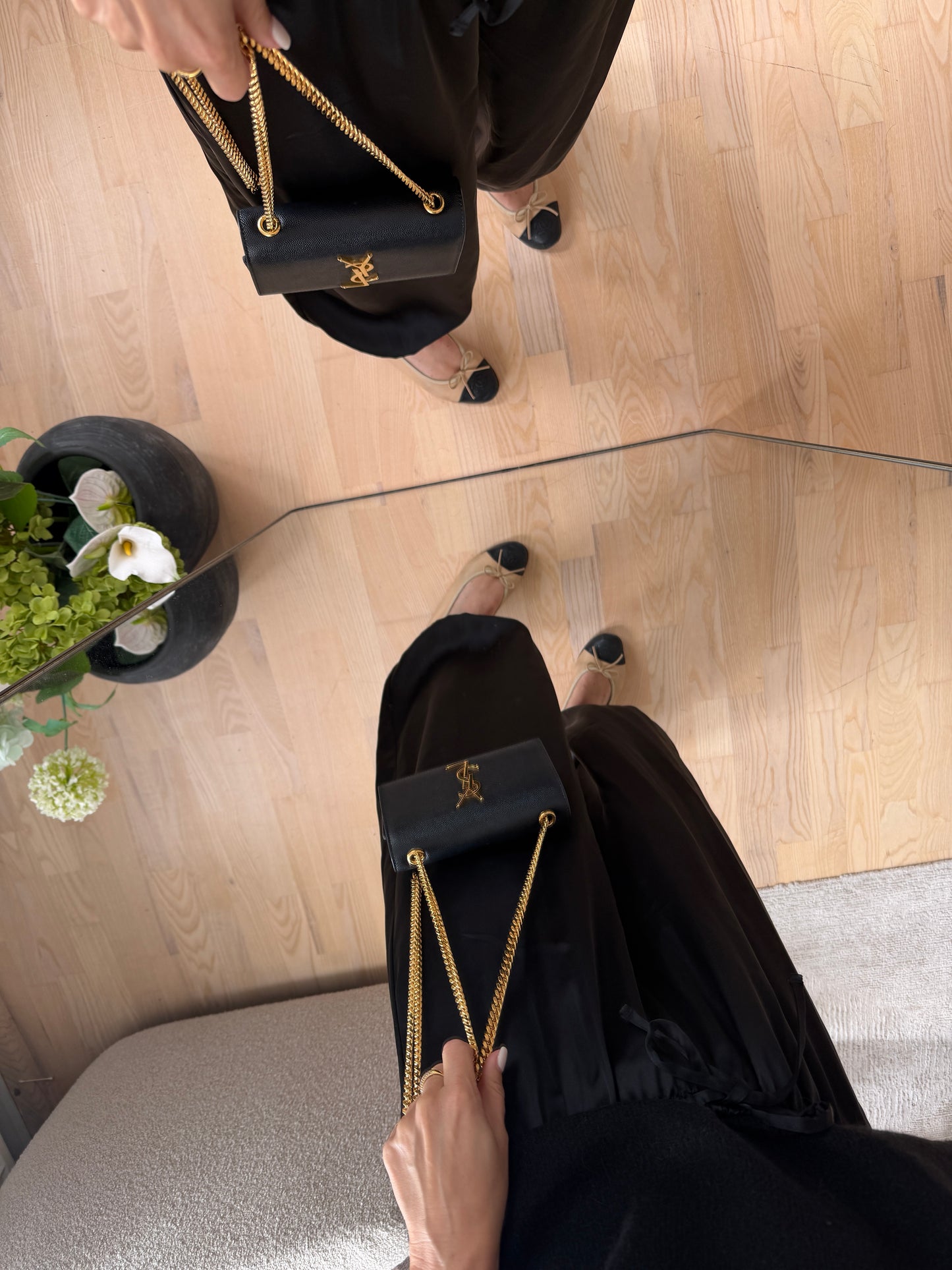 Saint Laurent Kate Black crossbody