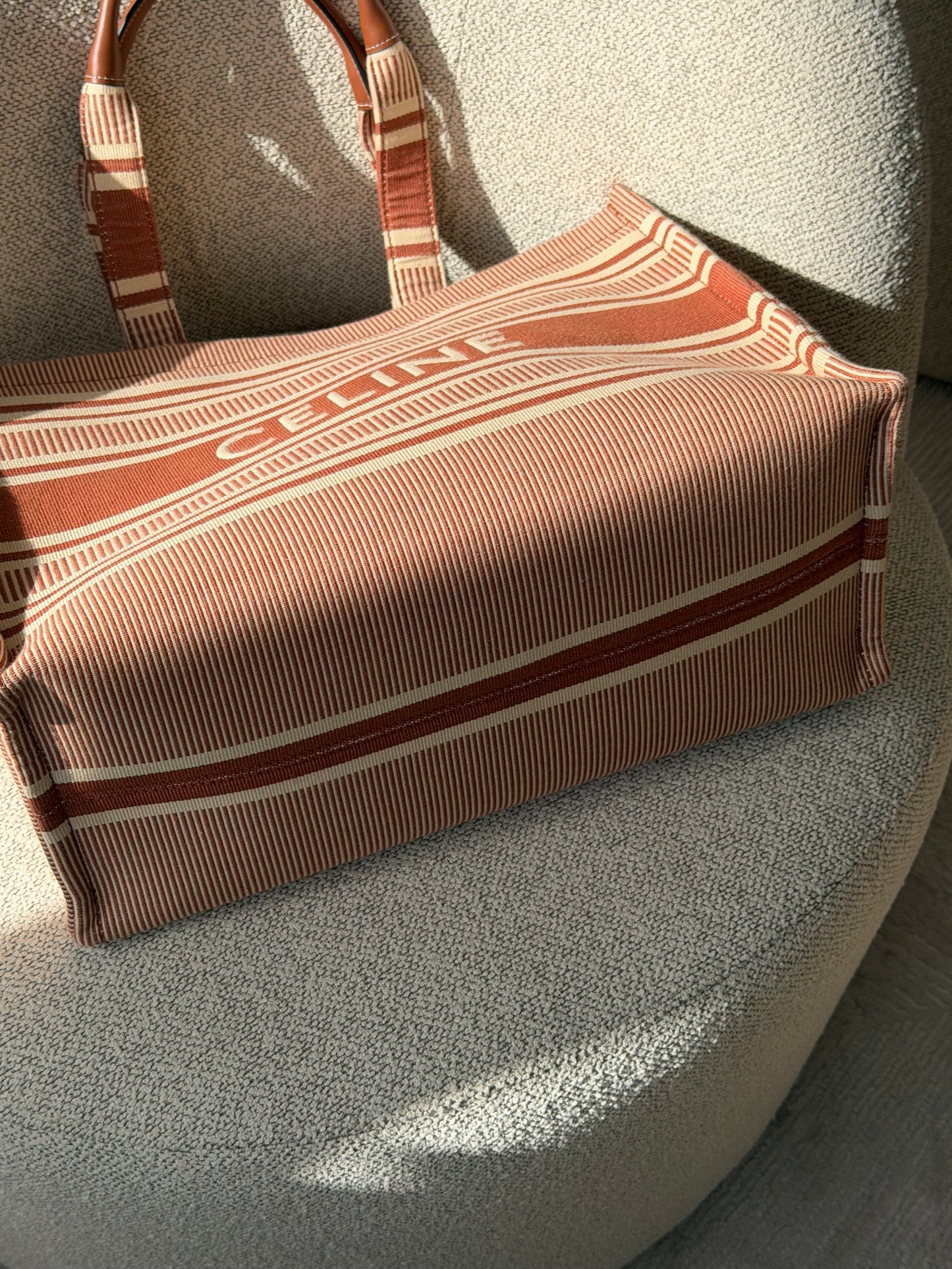 CELINE Cabas Thais Large Tote – Brun/Beige