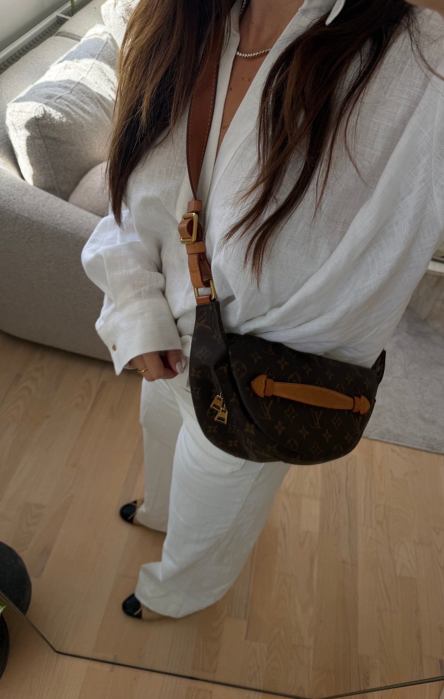 Louis Vuitton bumbag i Monogram canvas
