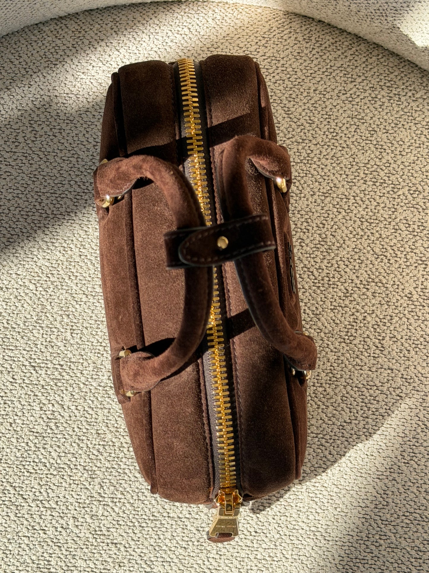 Miu Miu Arcadie Padded Suede Bag