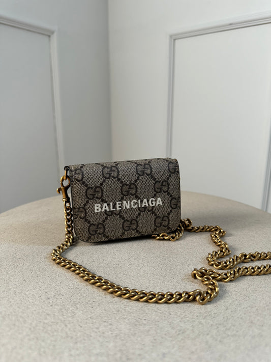 Balenciaga x Gucci Collab mini Wallet on Chain