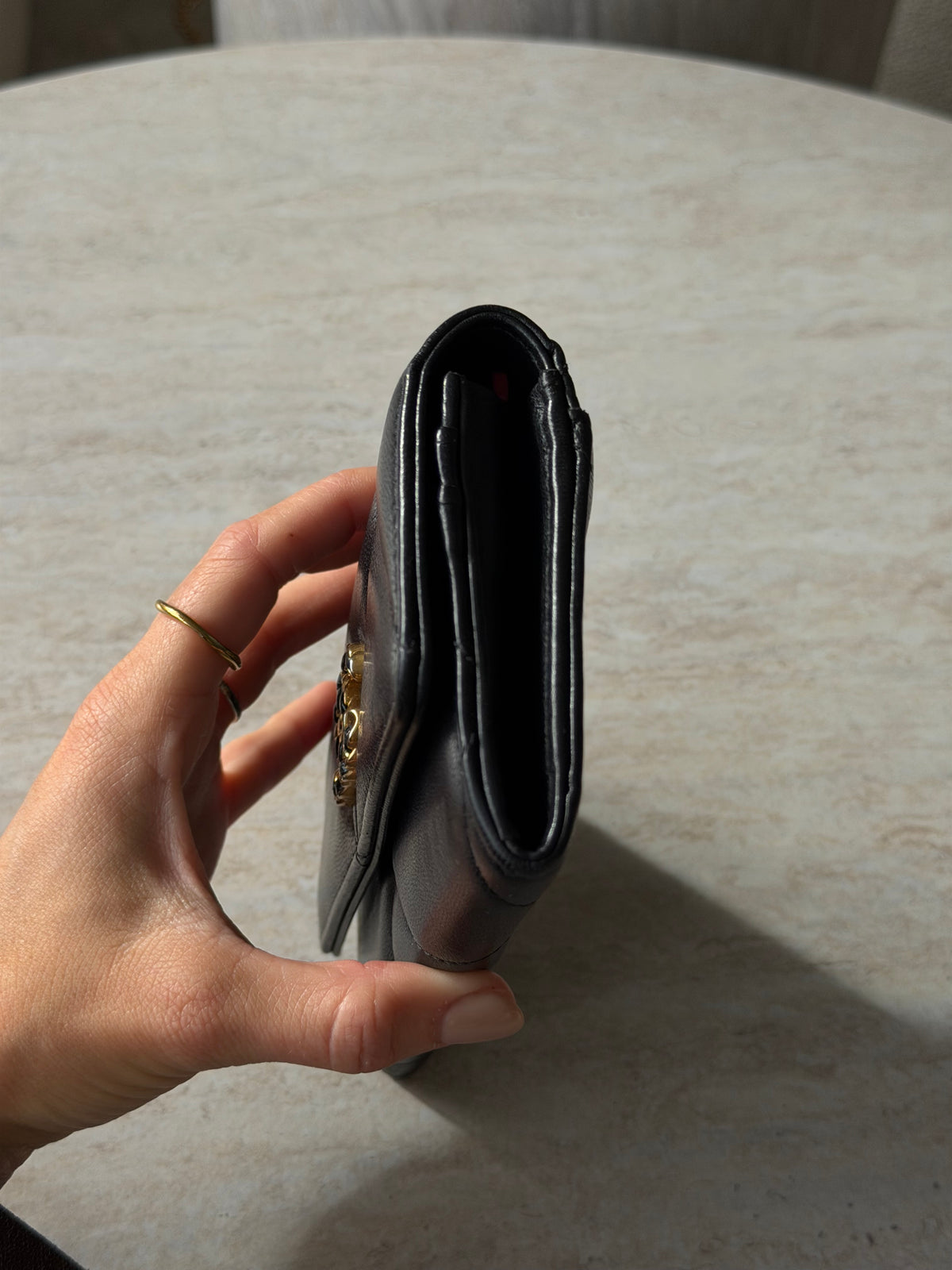 CHANEL 19 Flap Wallet – Sort