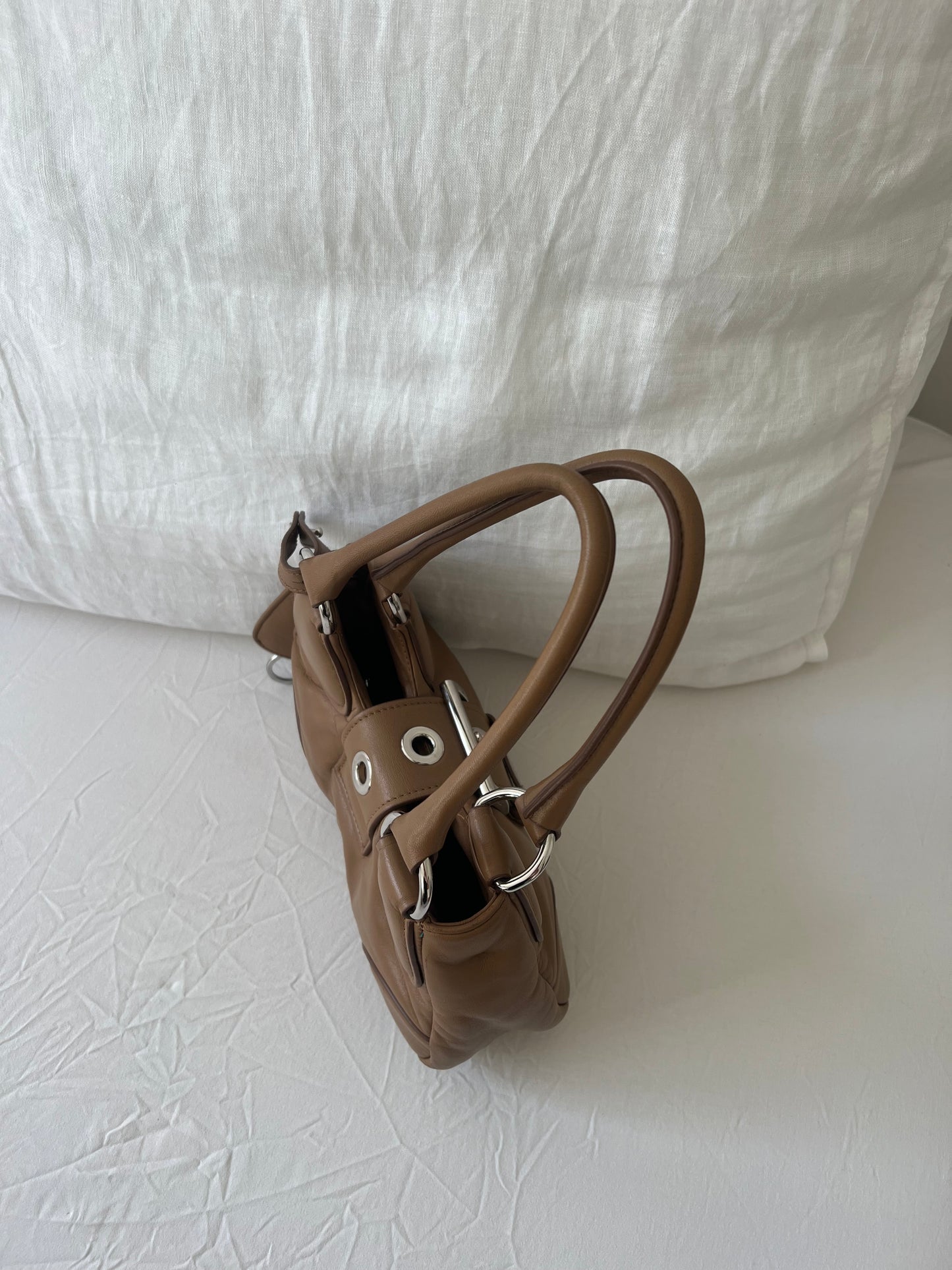 Prada Moon Moon Padded Nappa Leather Bag