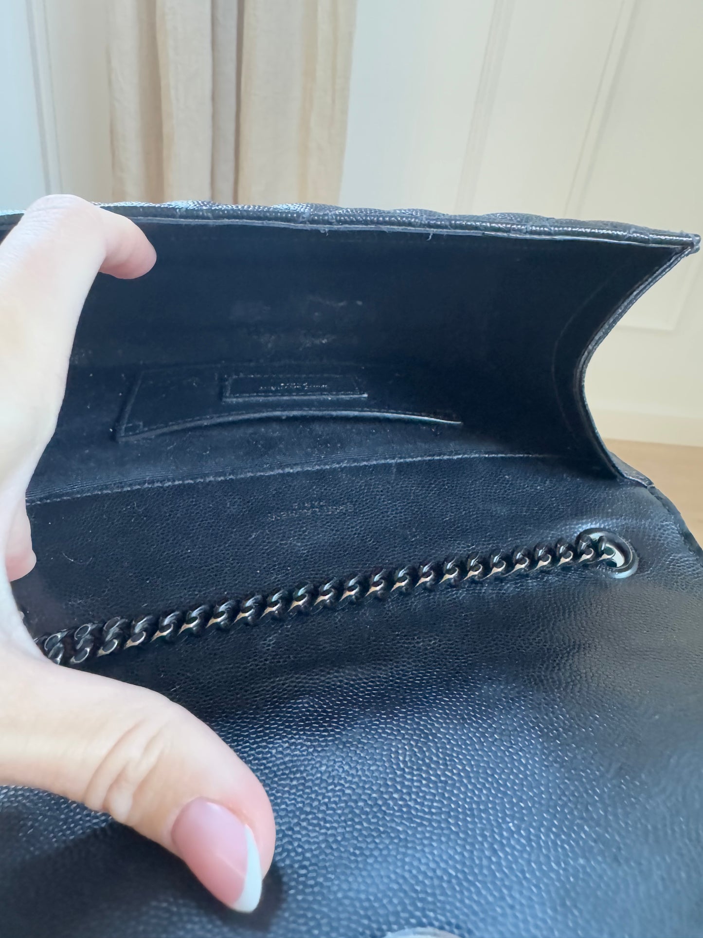 Saint Laurent College Black Bag