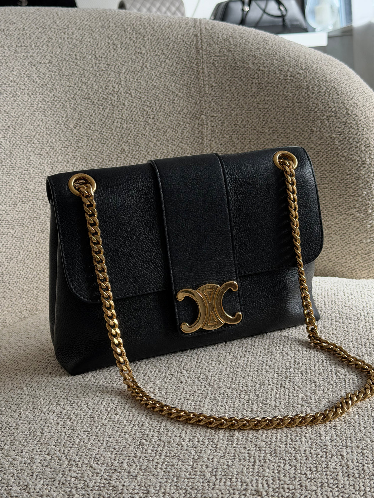 Celine Triomphe College – Black