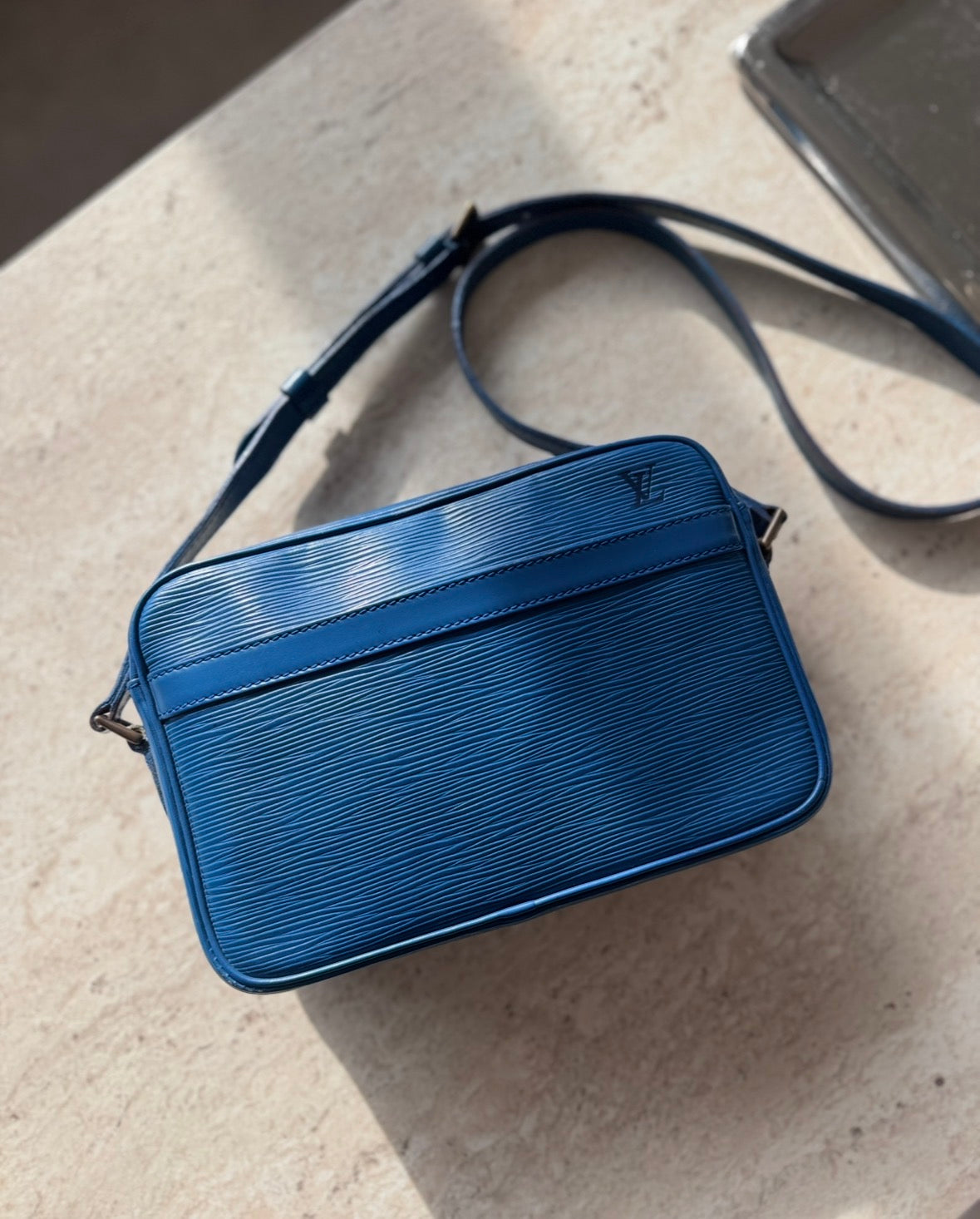 Louis Vuitton Trocadéro blue Epi crossbody