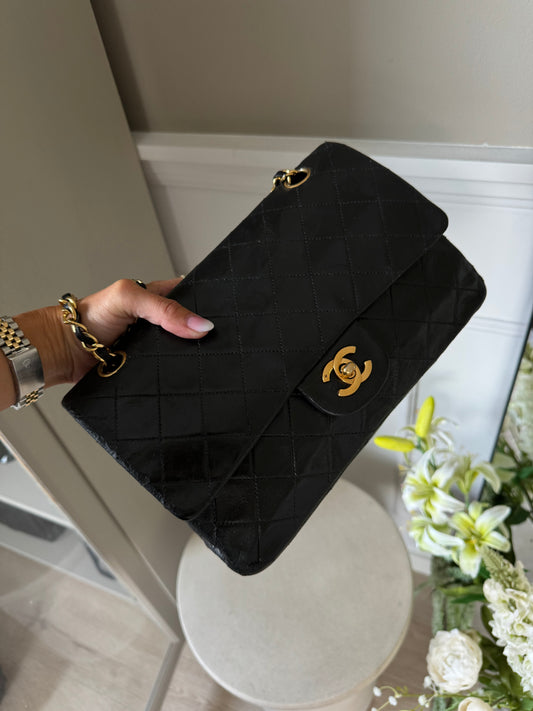 Chanel Medium Double Flap Bag Black