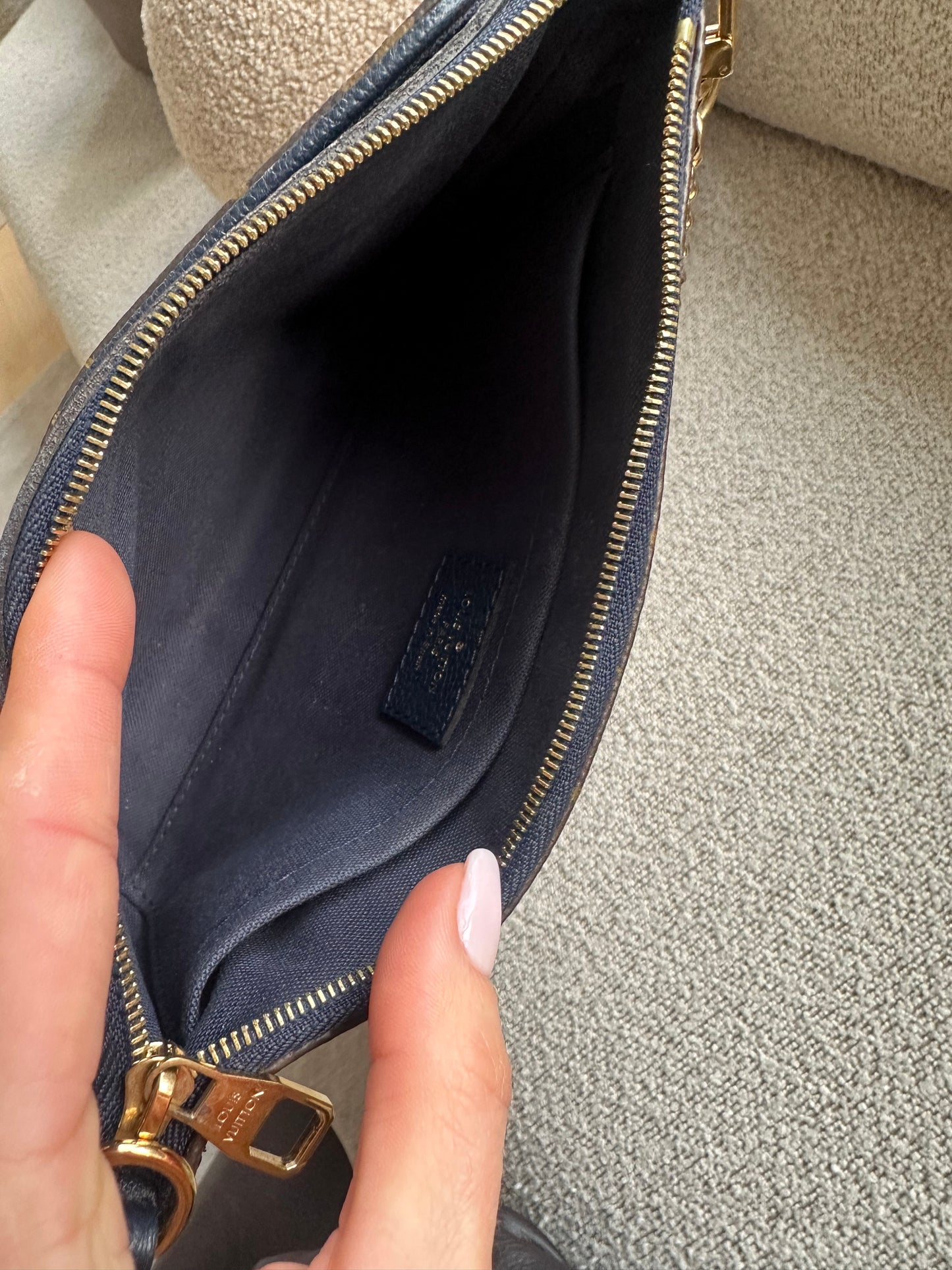 Louis Vuitton Pallas Clutch - Monogram Canvas/Marine