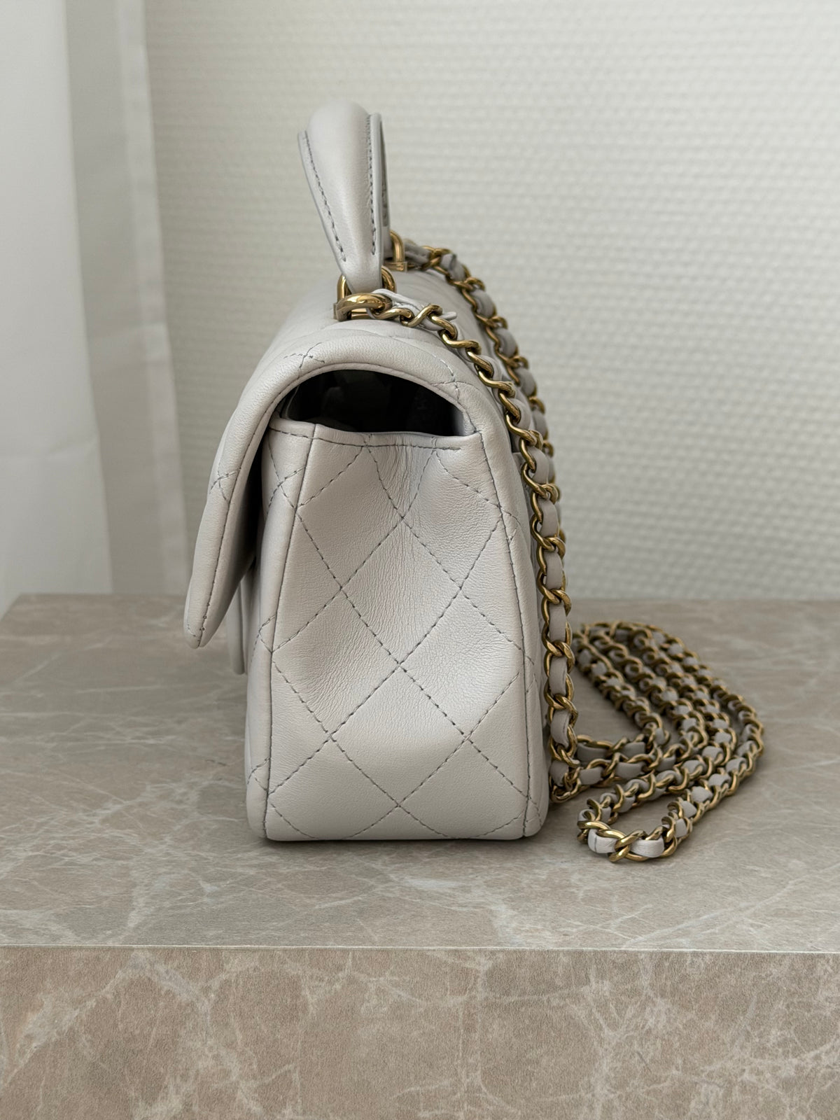 Chanel Mini Rectangular Top Handle Flap Bag