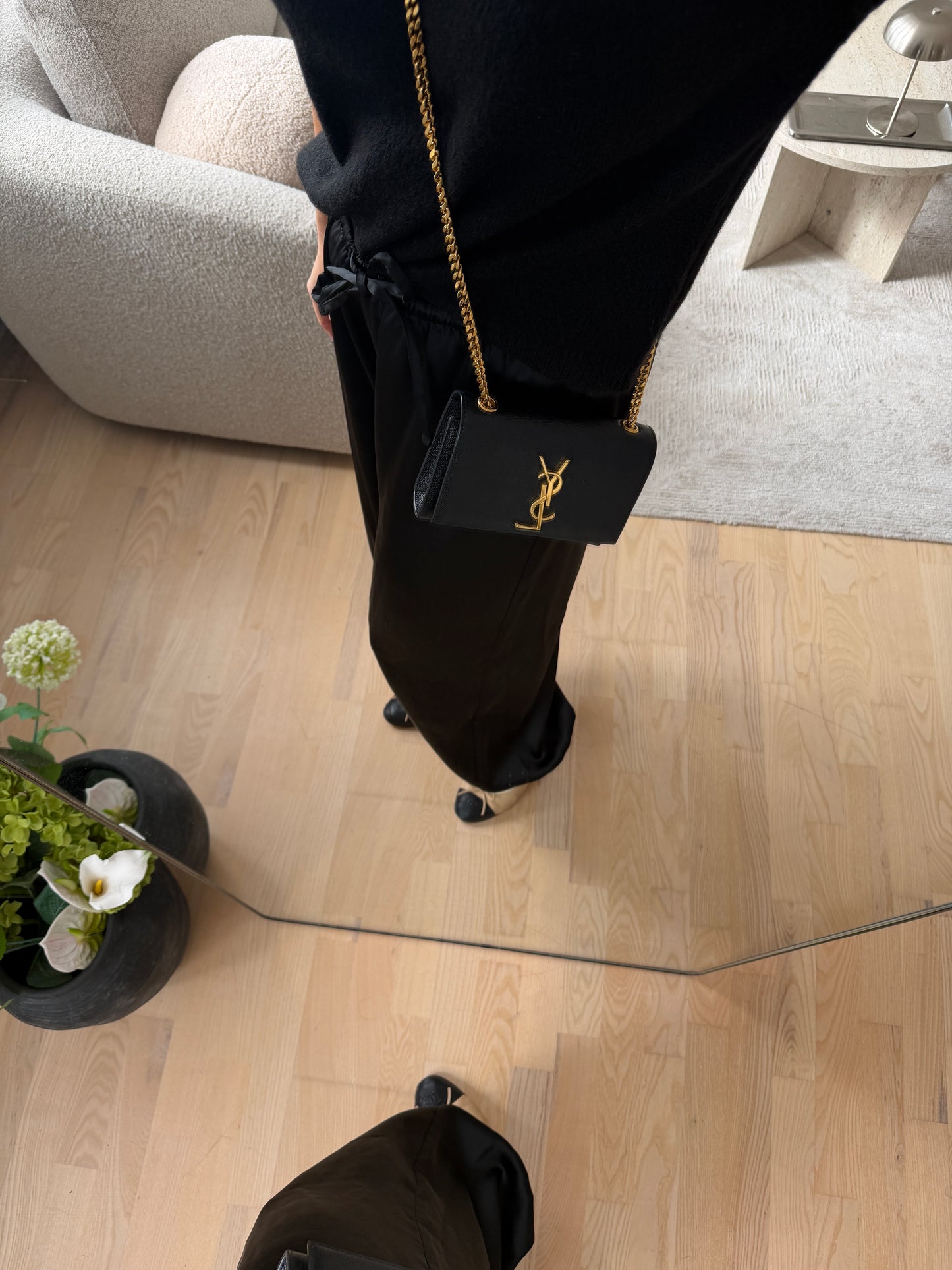 Saint Laurent Kate Black crossbody
