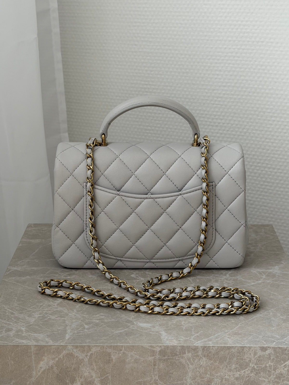 Chanel Mini Rectangular Top Handle Flap Bag