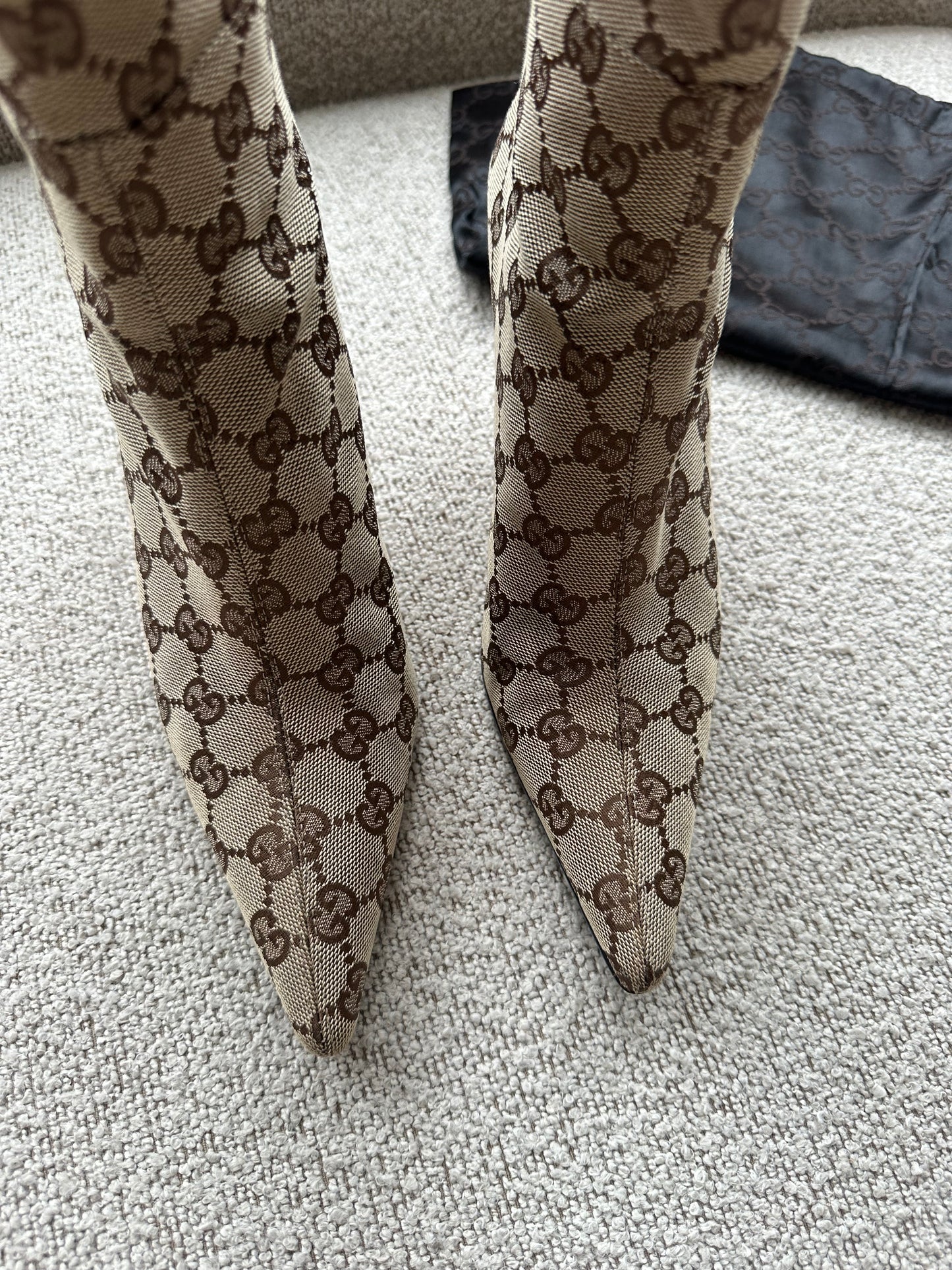 Gucci by Tom Ford ankelstøvle - Monogram Canvas
