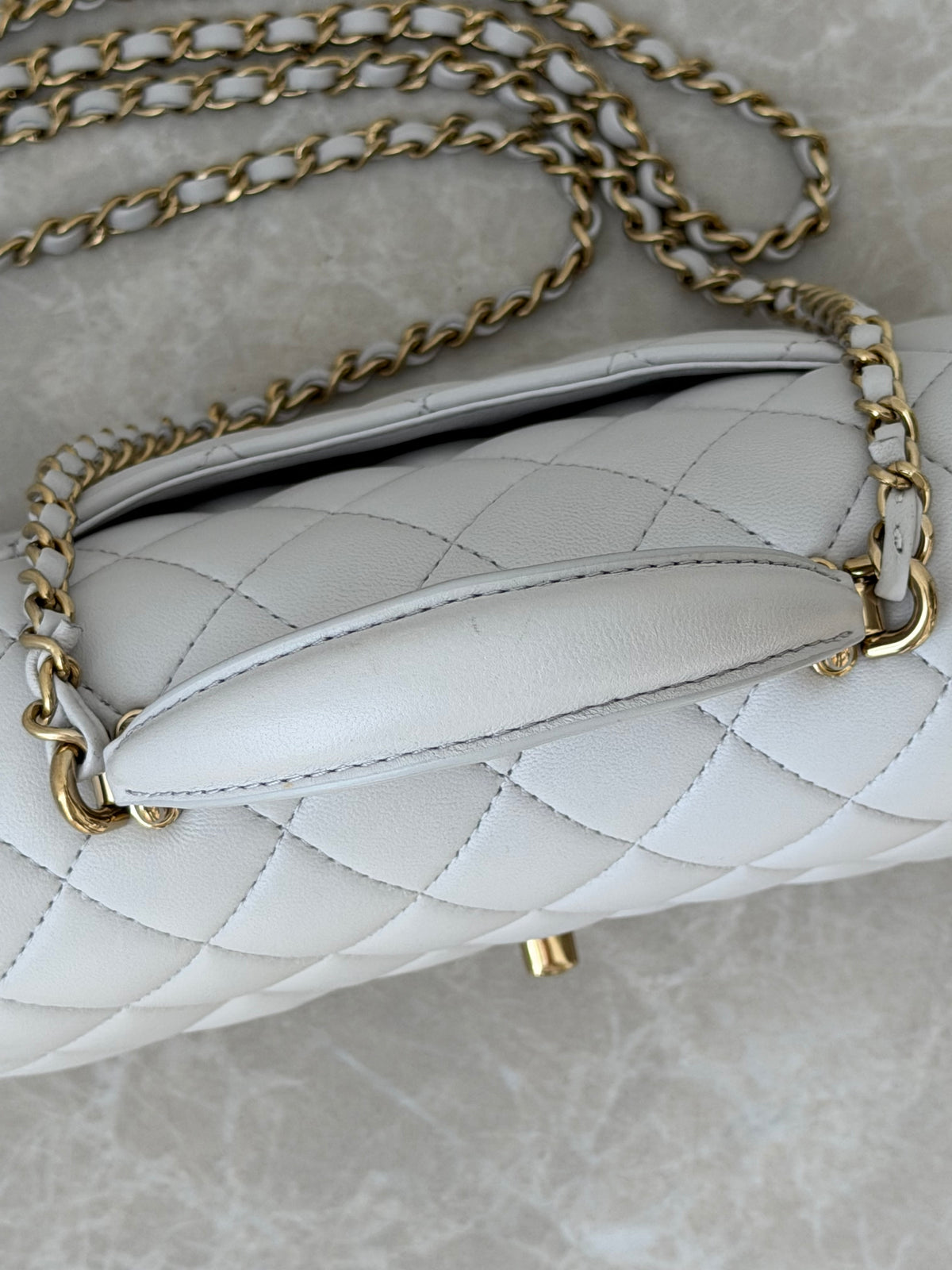 Chanel Mini Rectangular Top Handle Flap Bag