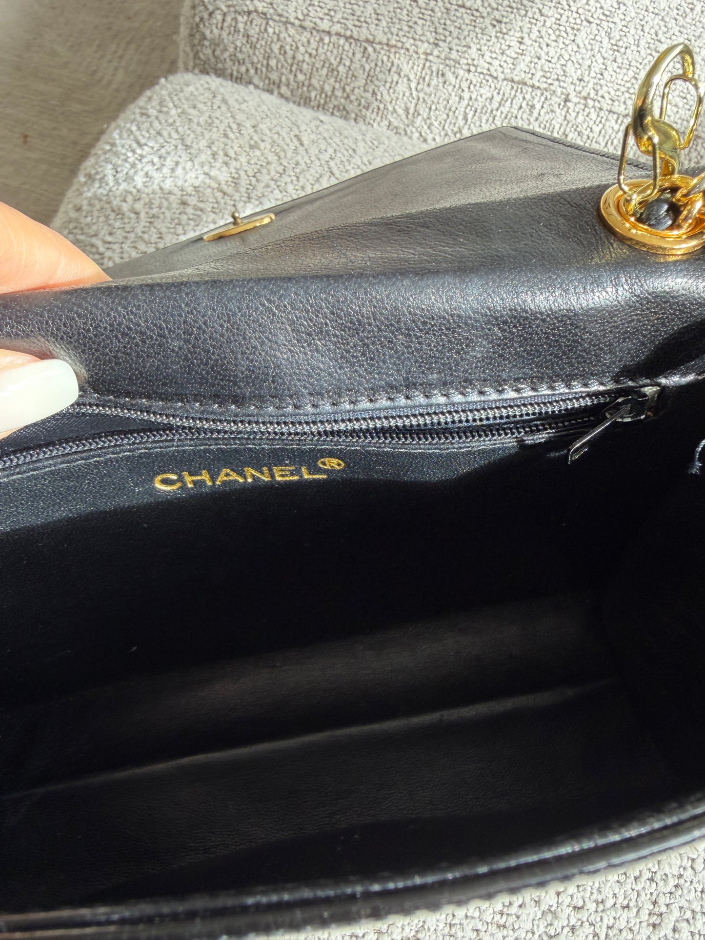 Chanel Black Patent flap bag