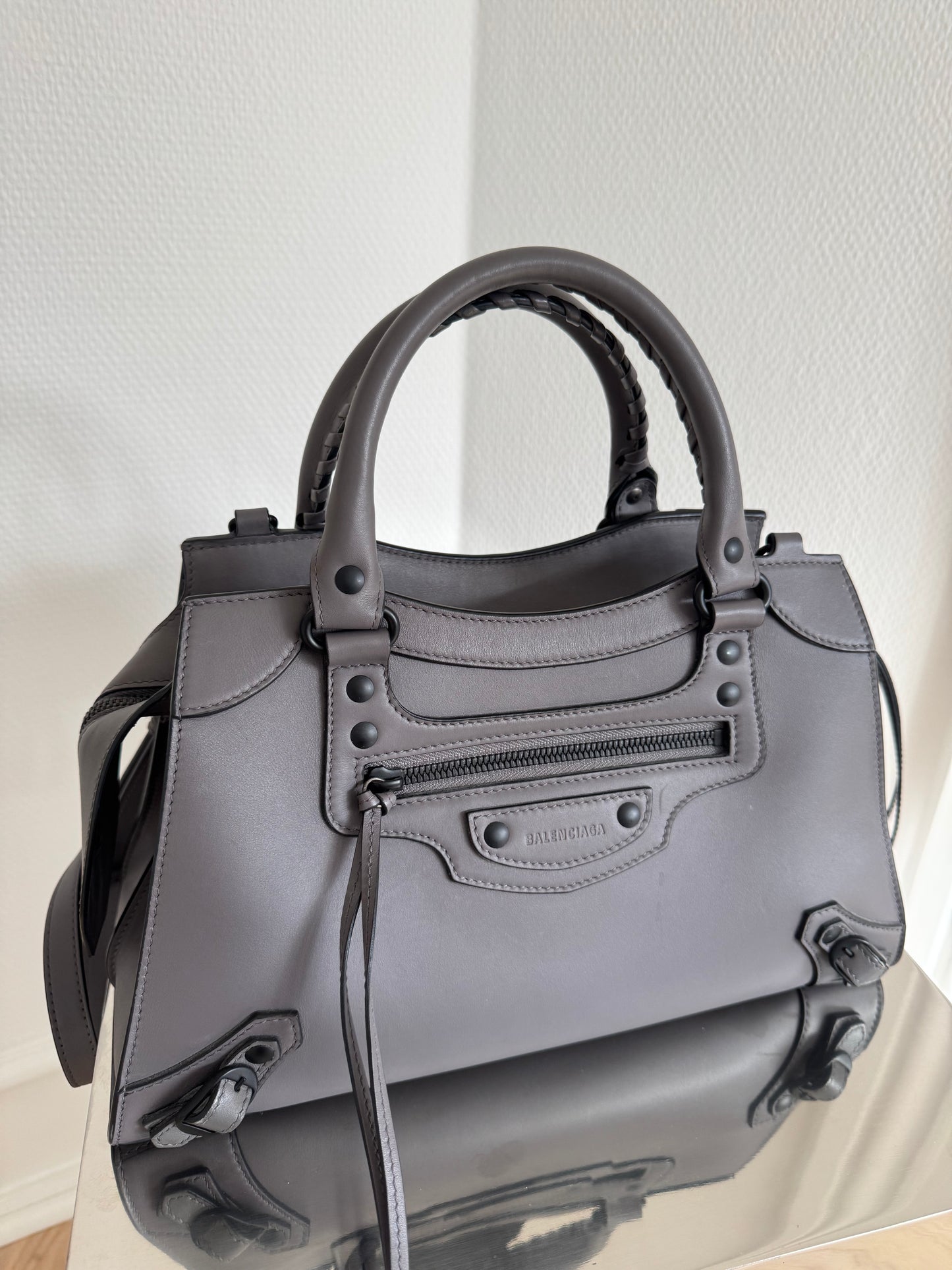 Balenciaga Neo Classic Small Top Handle Bag – Dark Grey