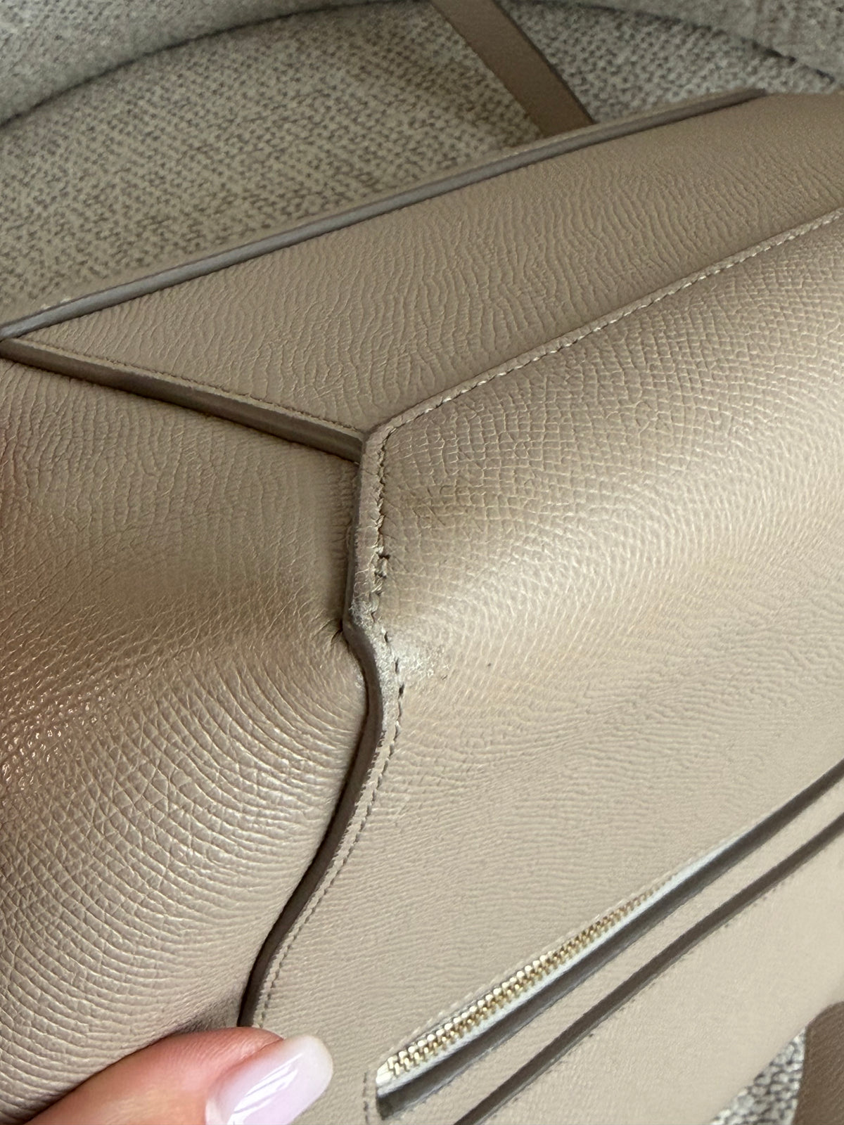 Celine Micro Belt Bag – Beige