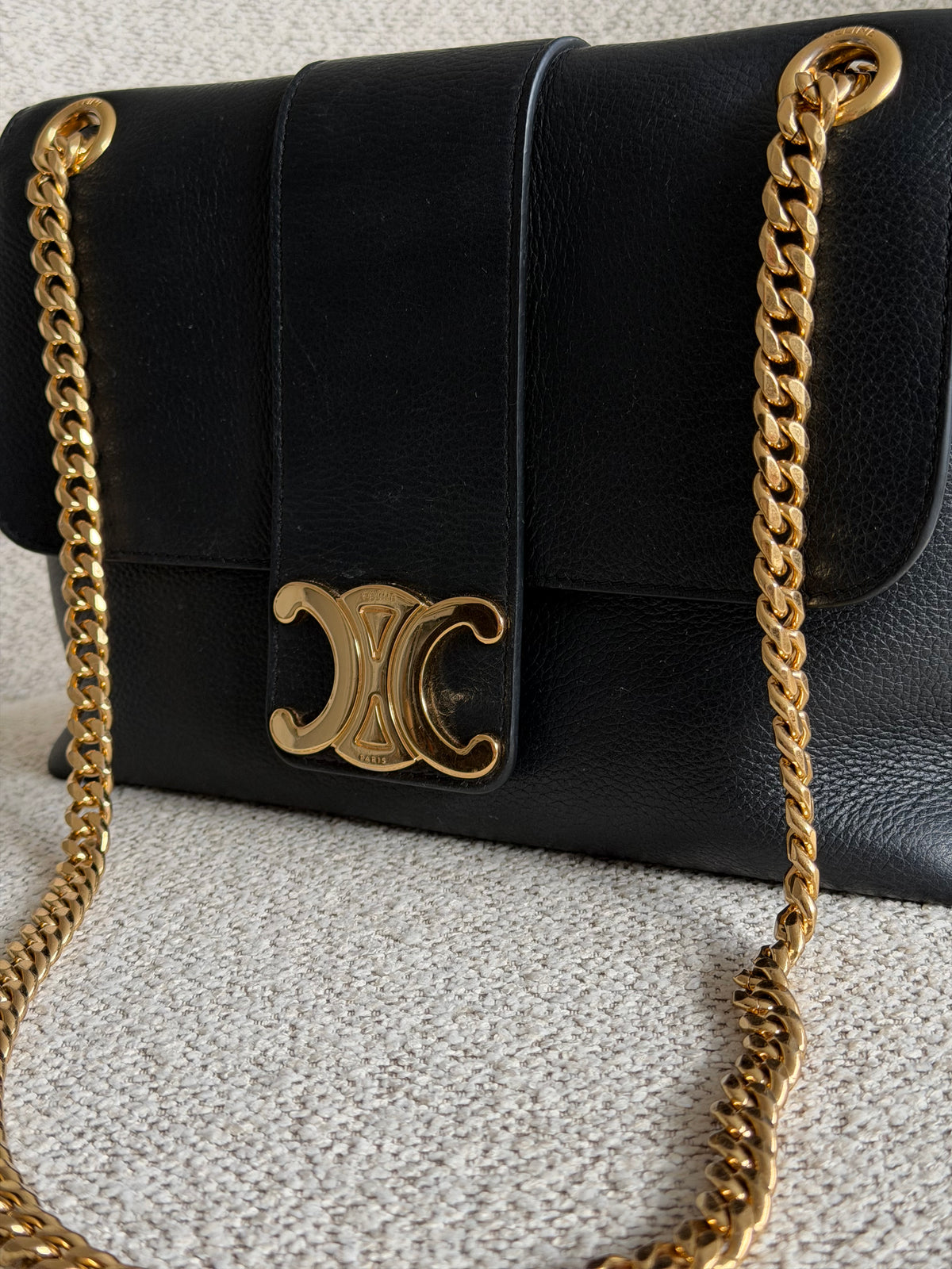 Celine Triomphe College – Black