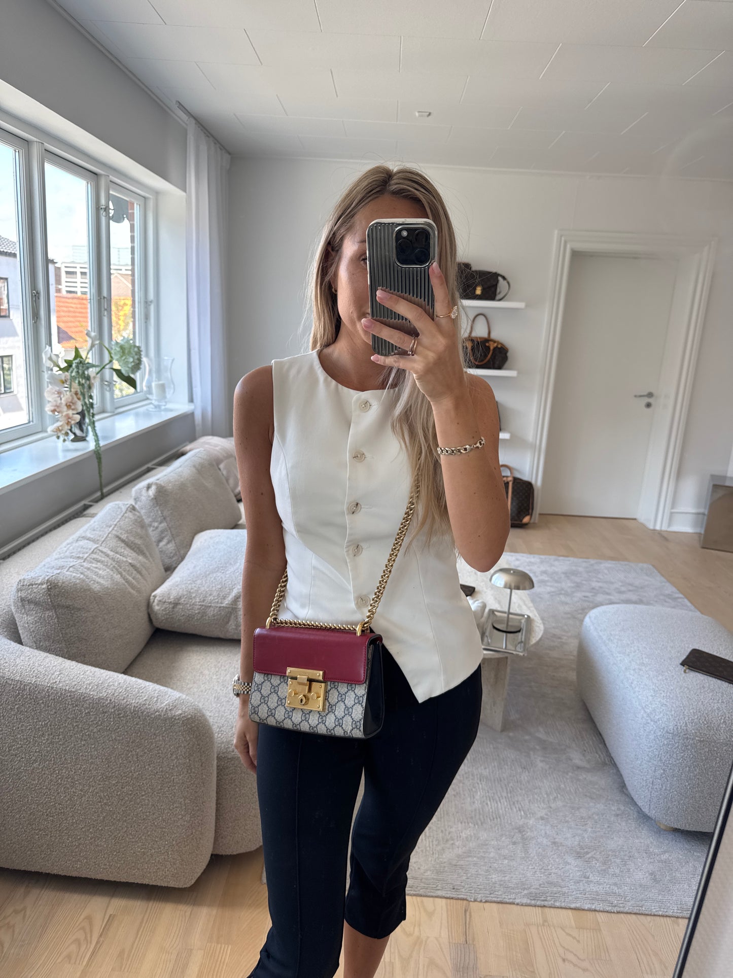 Gucci Padlock red crossbody bag