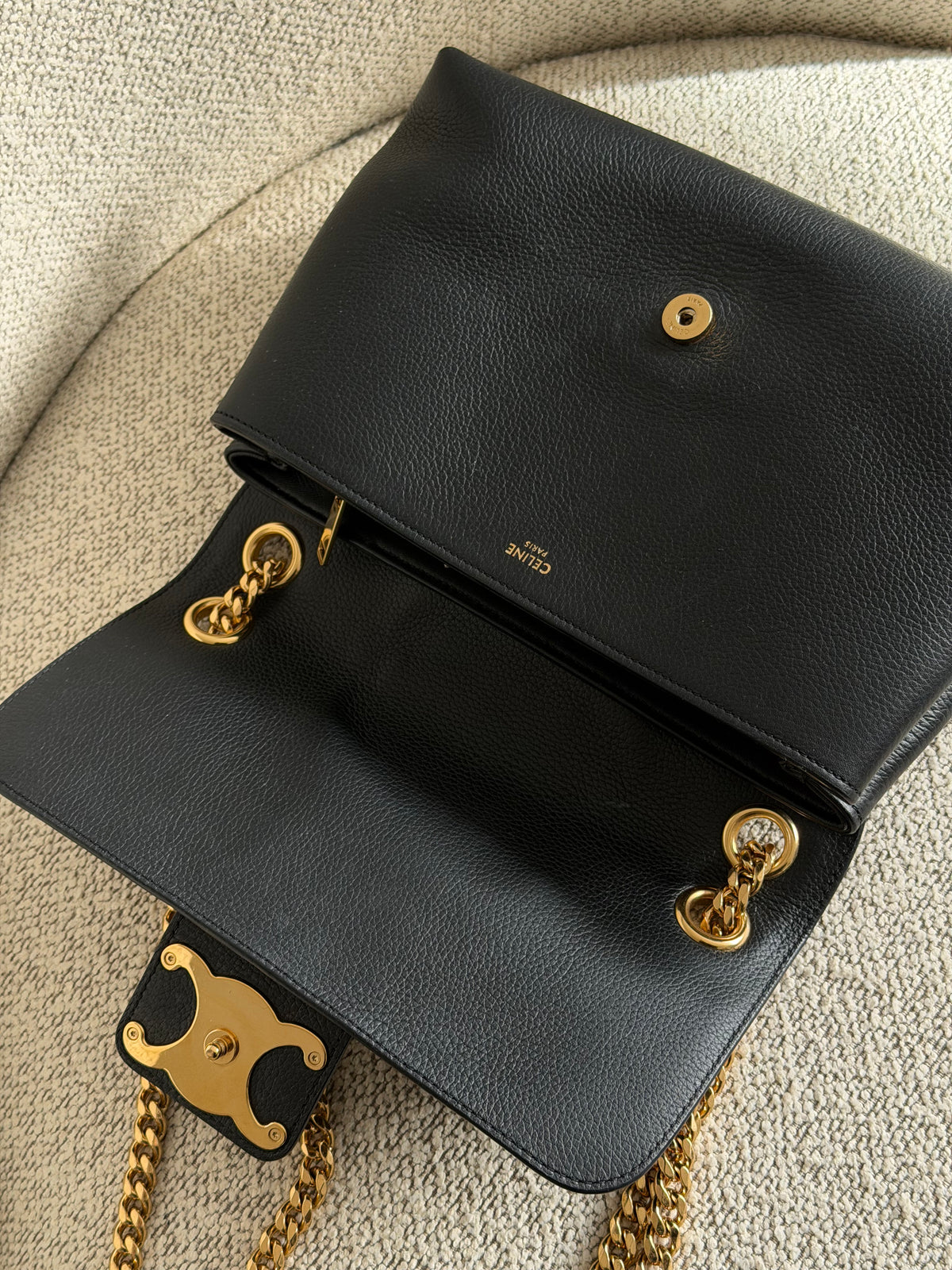 Celine Triomphe College – Black